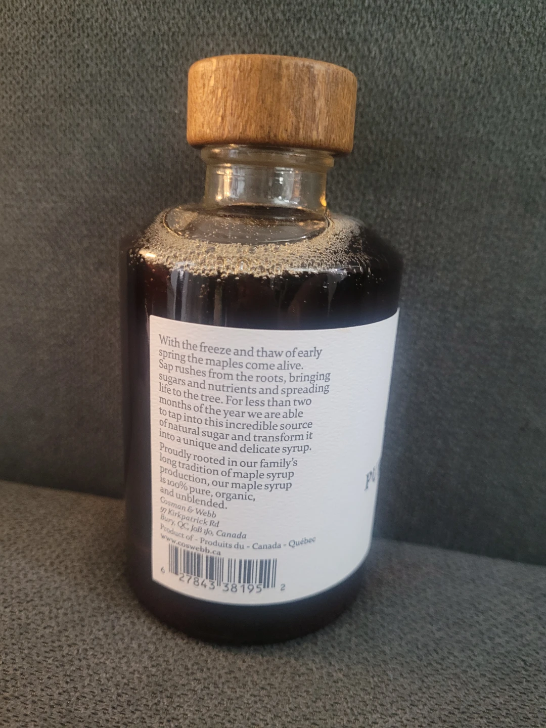 Cosman & Webb Pure Maple Syrup 250ml - photo 2