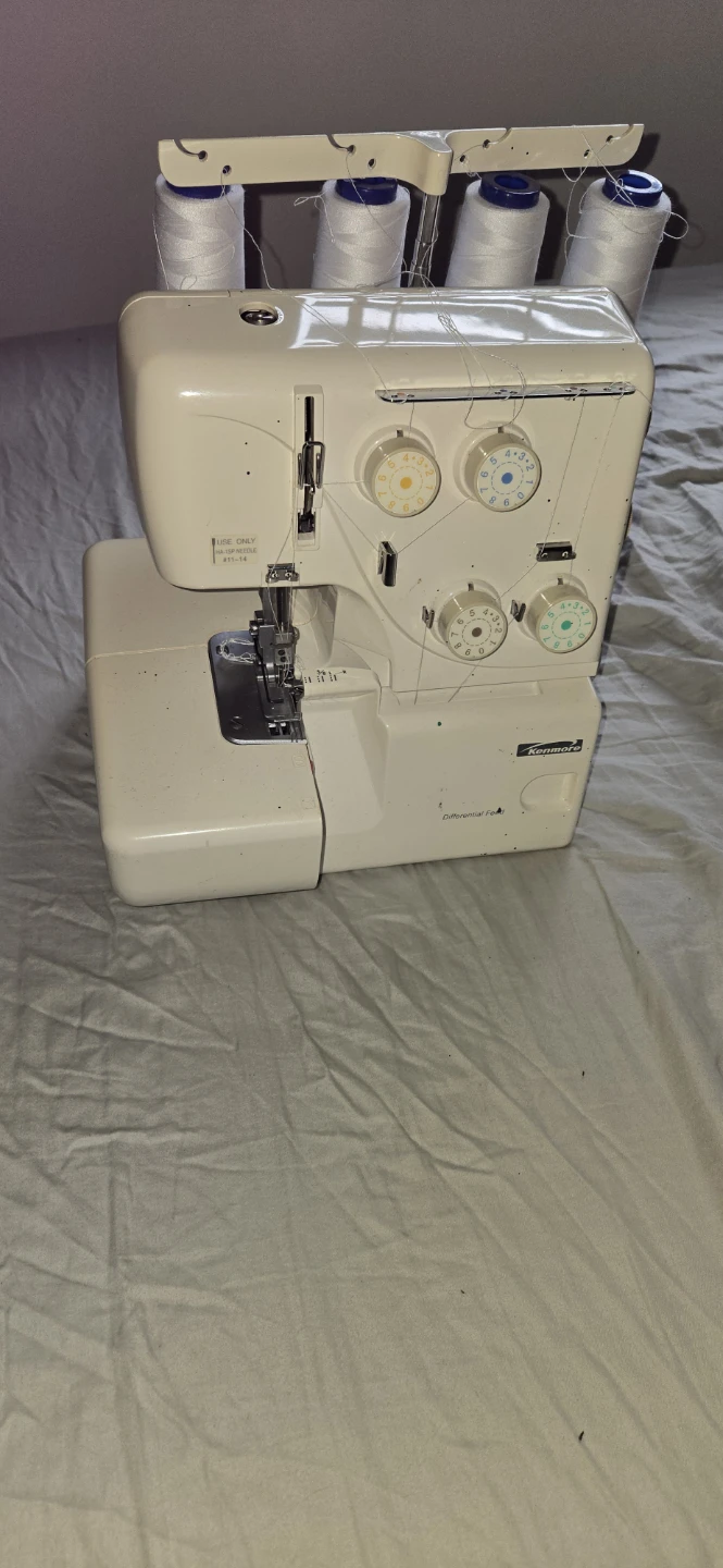 Home sewing serger machine