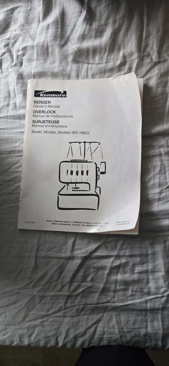 Home sewing serger machine - photo 5
