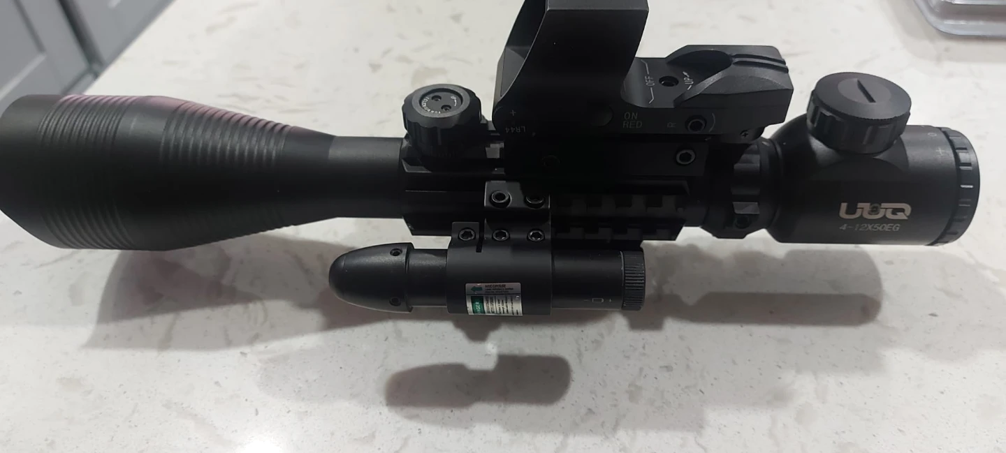 UTG 4-12x50EG Scope with Red Laser