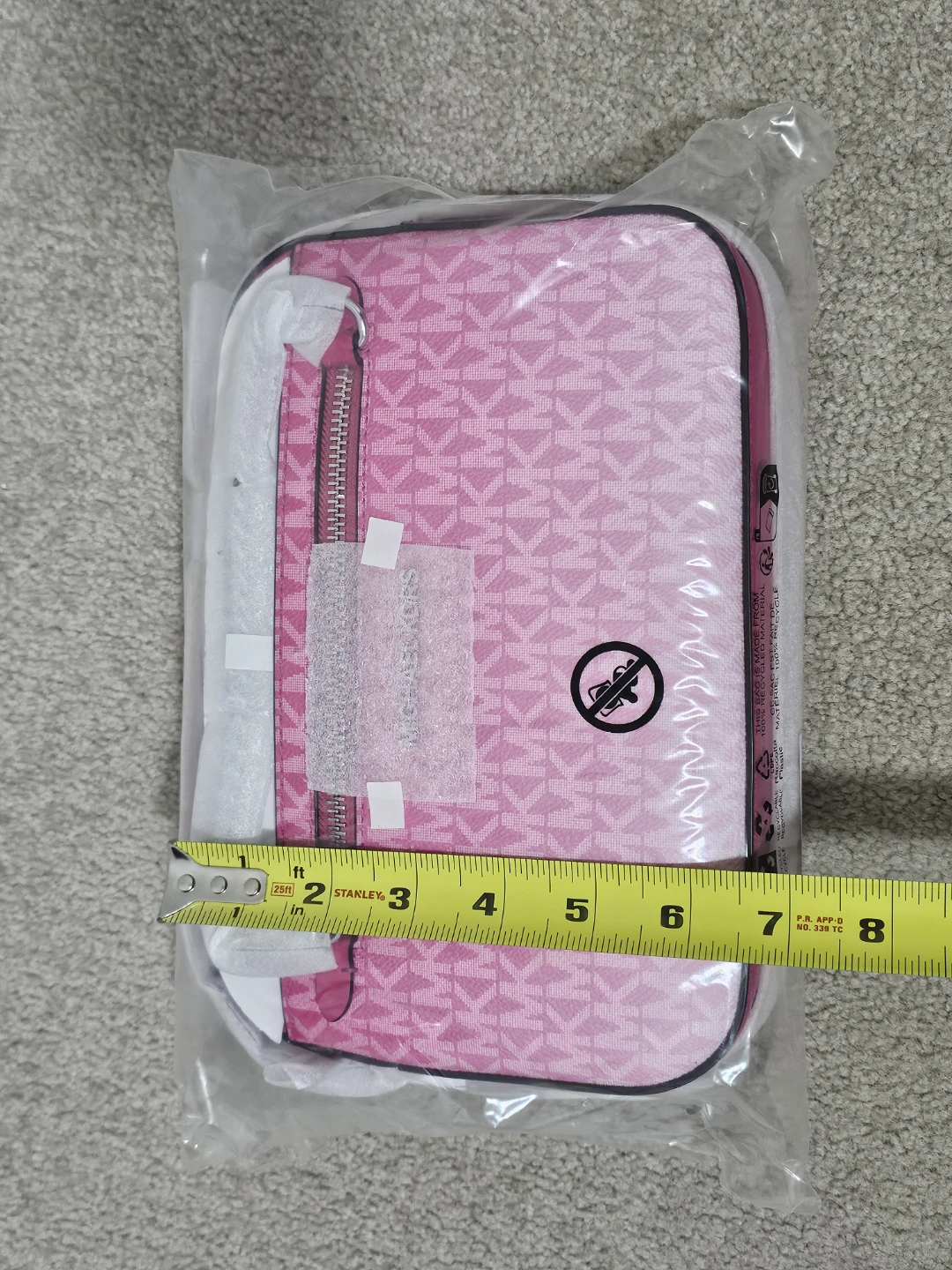 BNWT Michael Kors Pink "MK" Monogram Bag - PRICE FIRM - photo 4