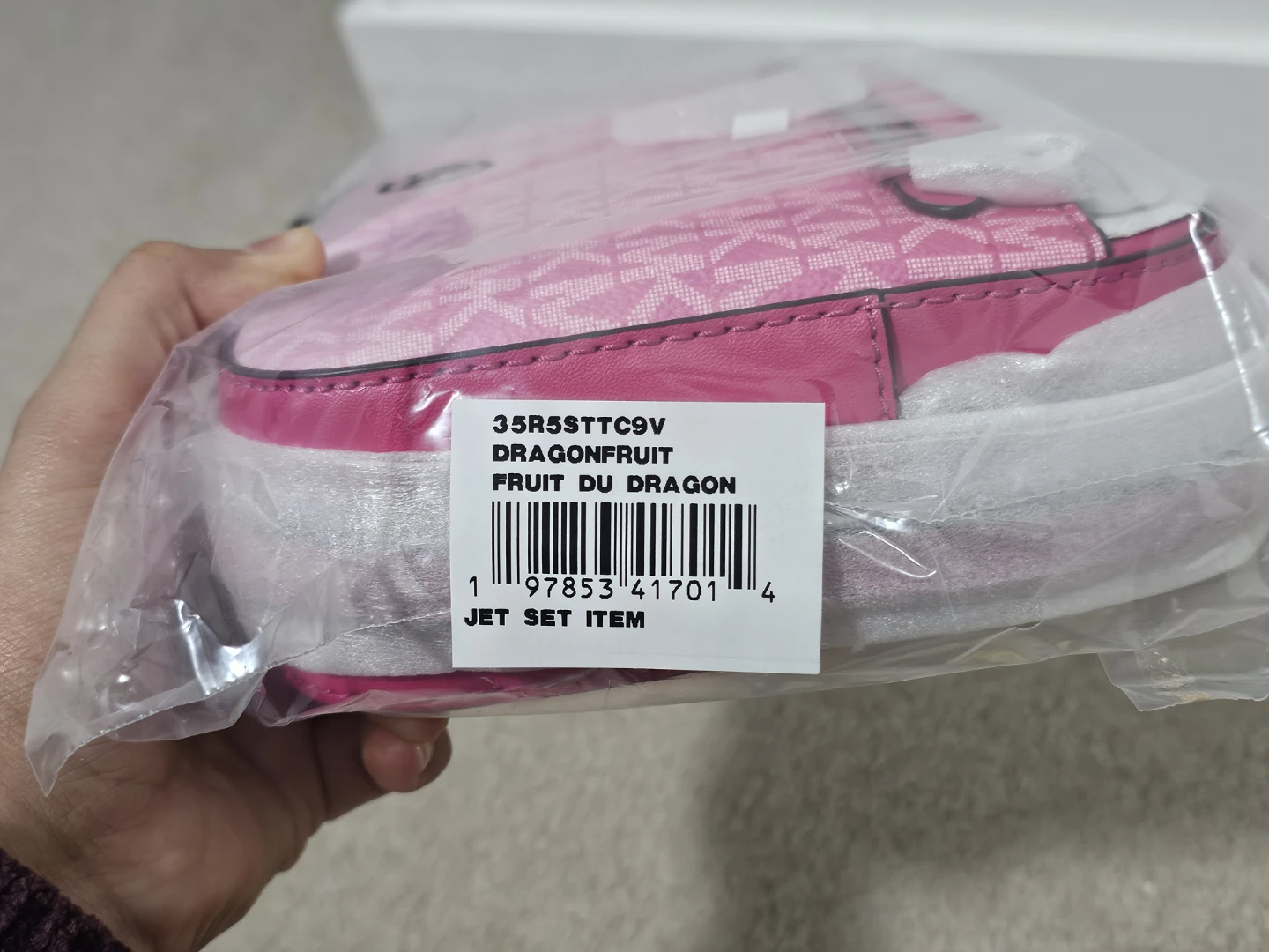 BNWT Michael Kors Pink "MK" Monogram Bag - PRICE FIRM - photo 5