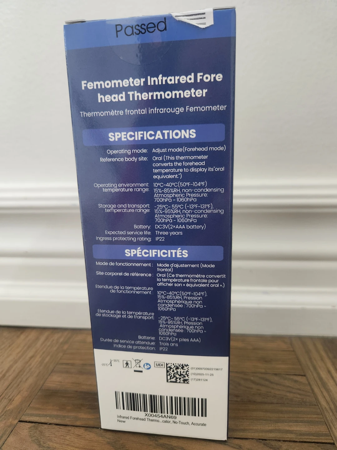 Fomometer Infrared Forehead Thermometer - photo 2