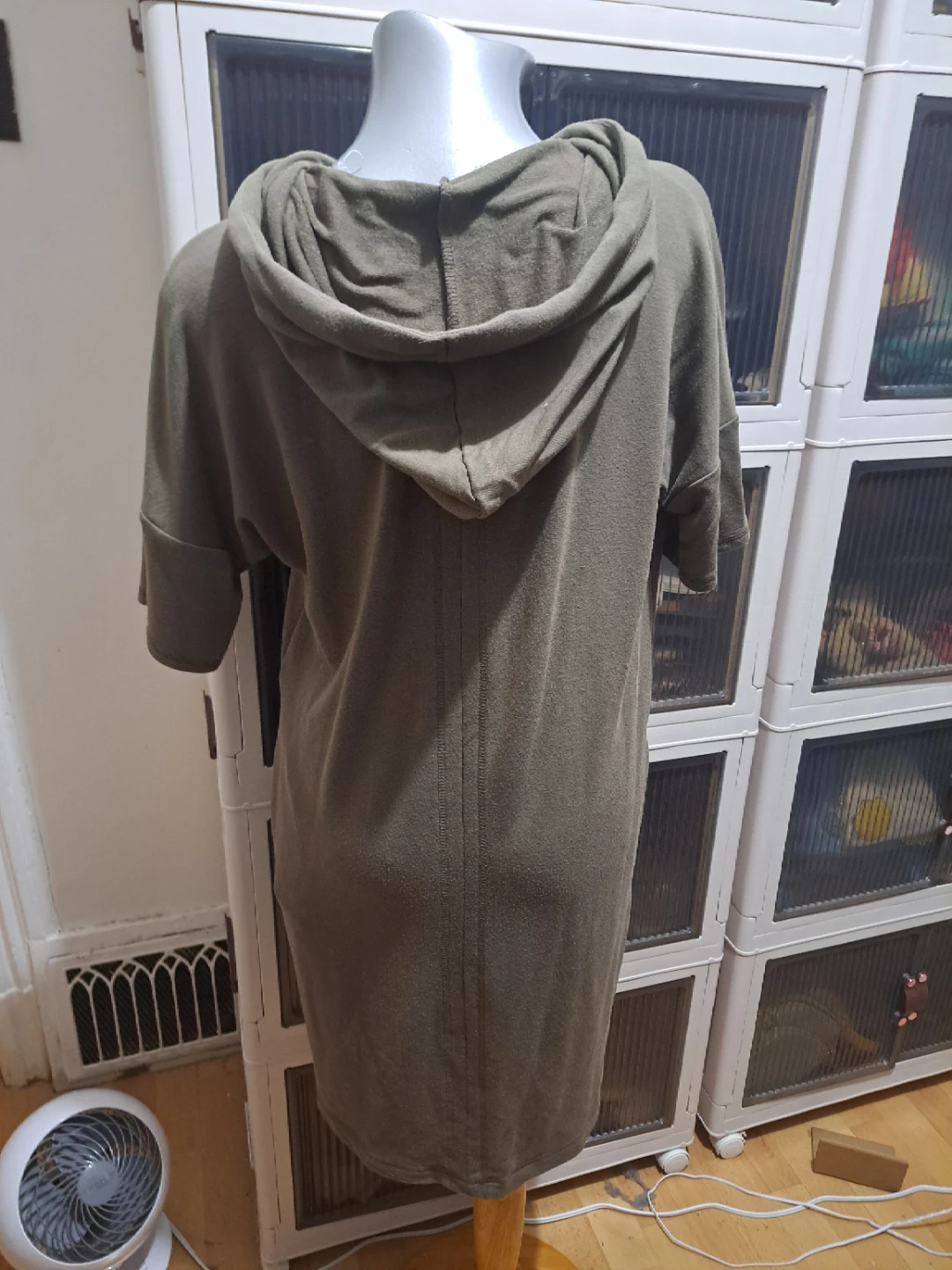 Cable & Gauge Olive Green Hoodie Dress🌱 - photo 2