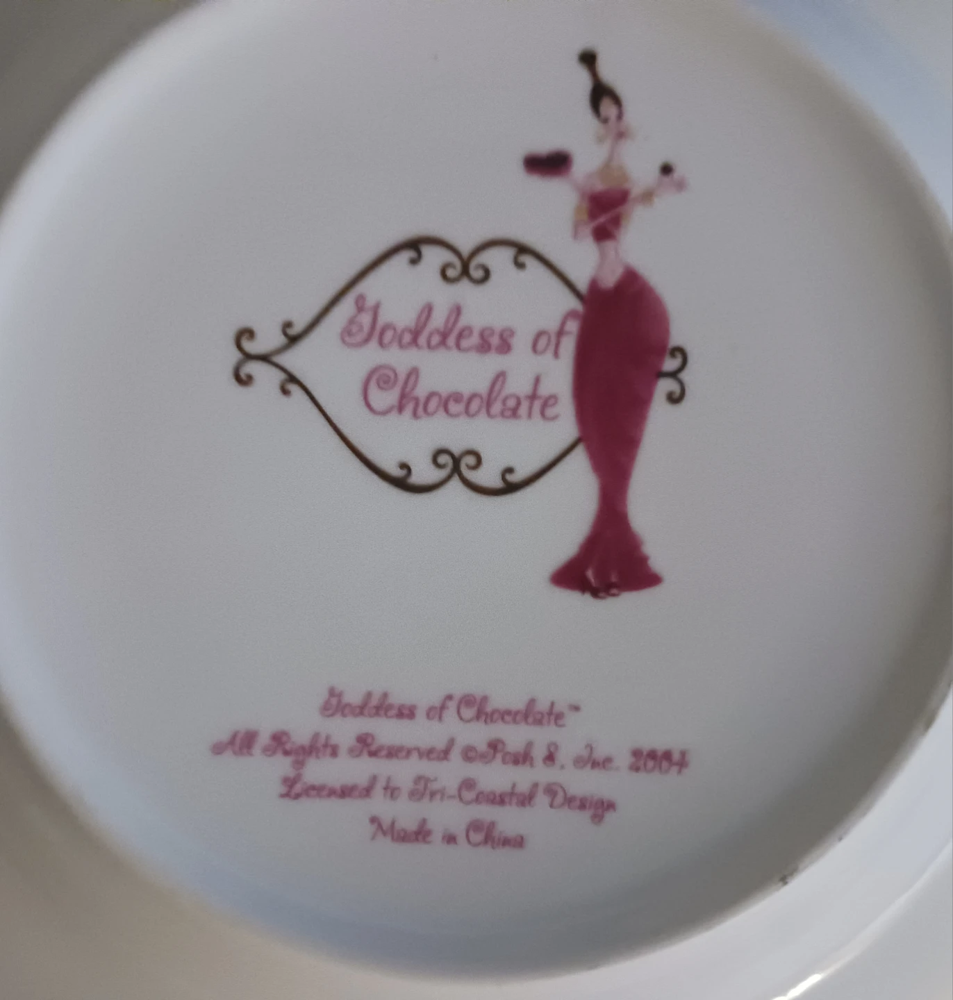 Goddess of Chocolate Dessert Plates (Set of 3) - photo 3