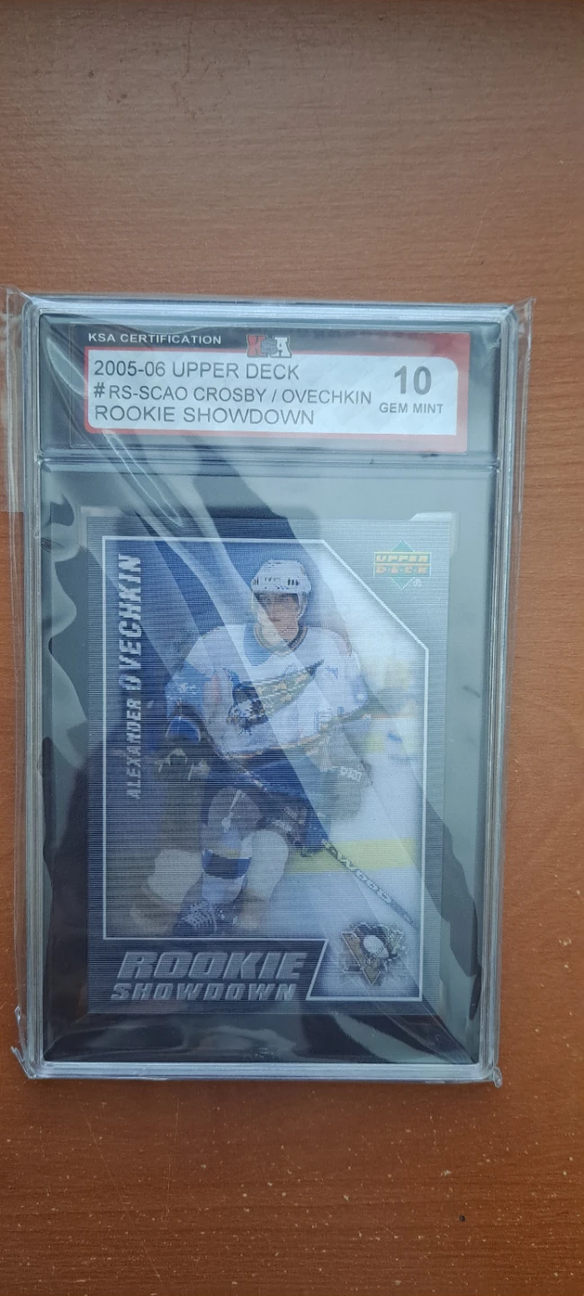 🌱2005-06 Upper Deck Rookie Showdown Crosby/Ovechkin Card