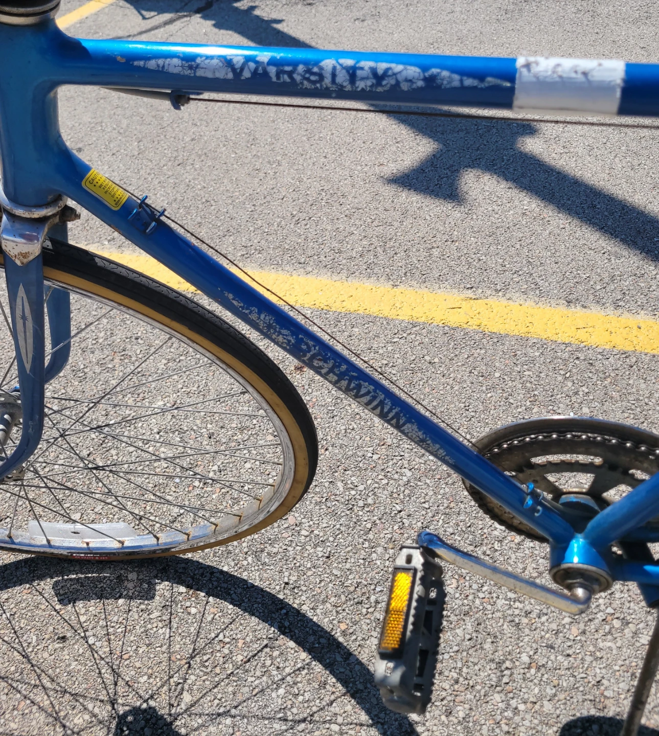 Vintage Blue Schwinn Varsity 10-Speed Road Bike - photo 3