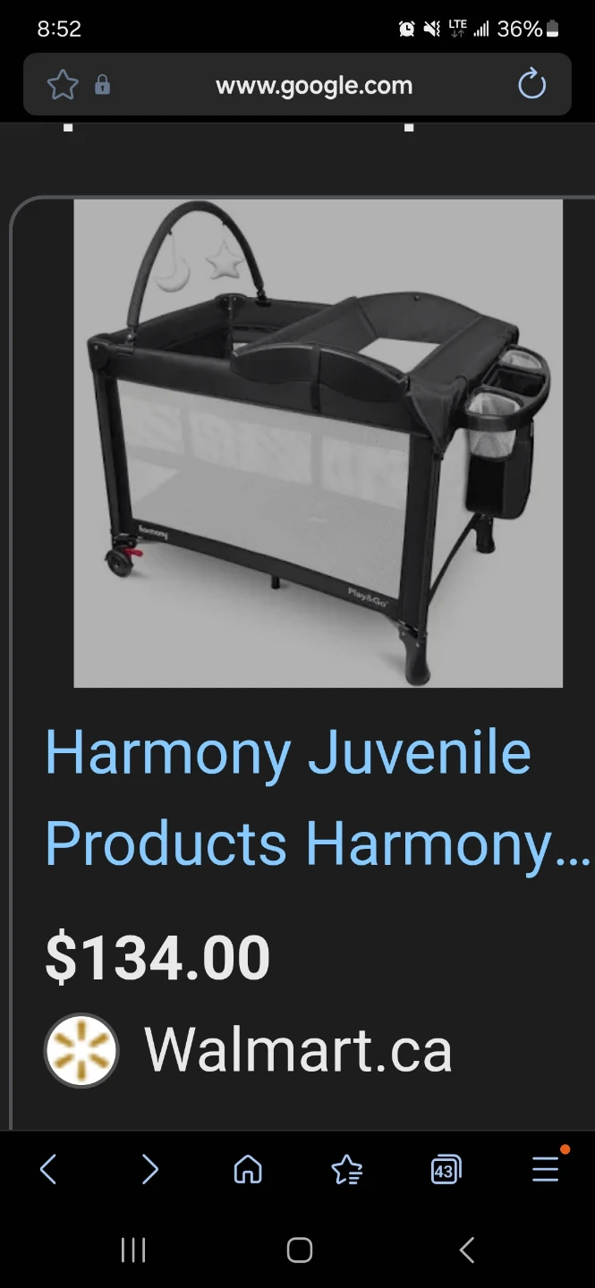 Harmony Juvenile Products Play-and-Go Playard