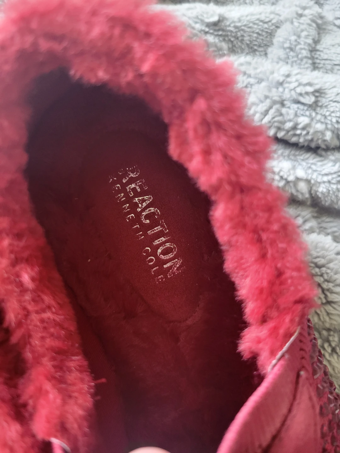 Reaction Kenneth Cole Red Rhinestone Sneakers - photo 2