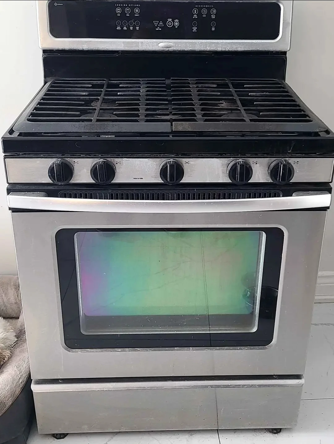 Whirlpool Gas Stove with 5 Burners