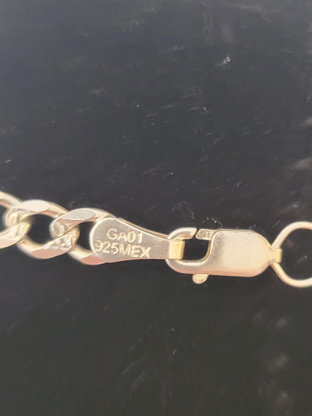 Figaro Chain Necklace 925 Sterling Silver - photo 4