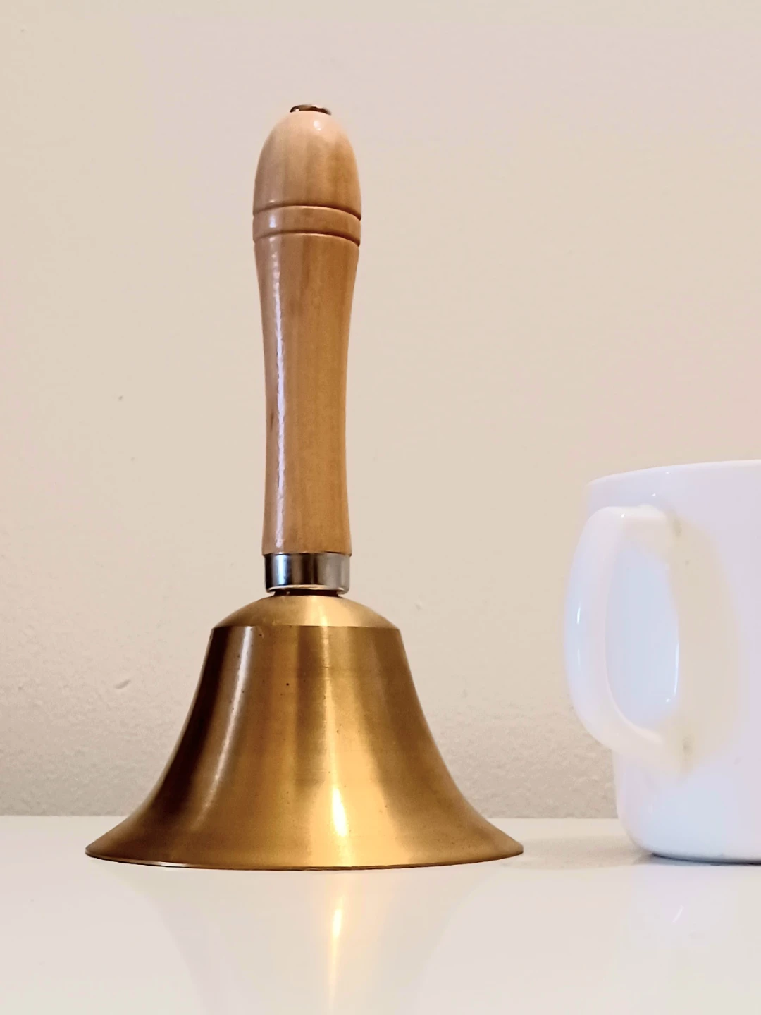 Large Polished Brass Bell