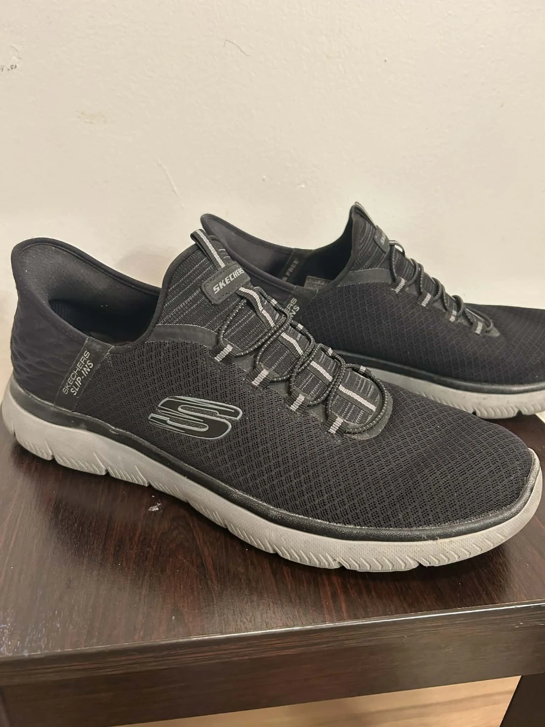 Skechers Slip-Ins Black Men's Shoes Size 13 - photo 3