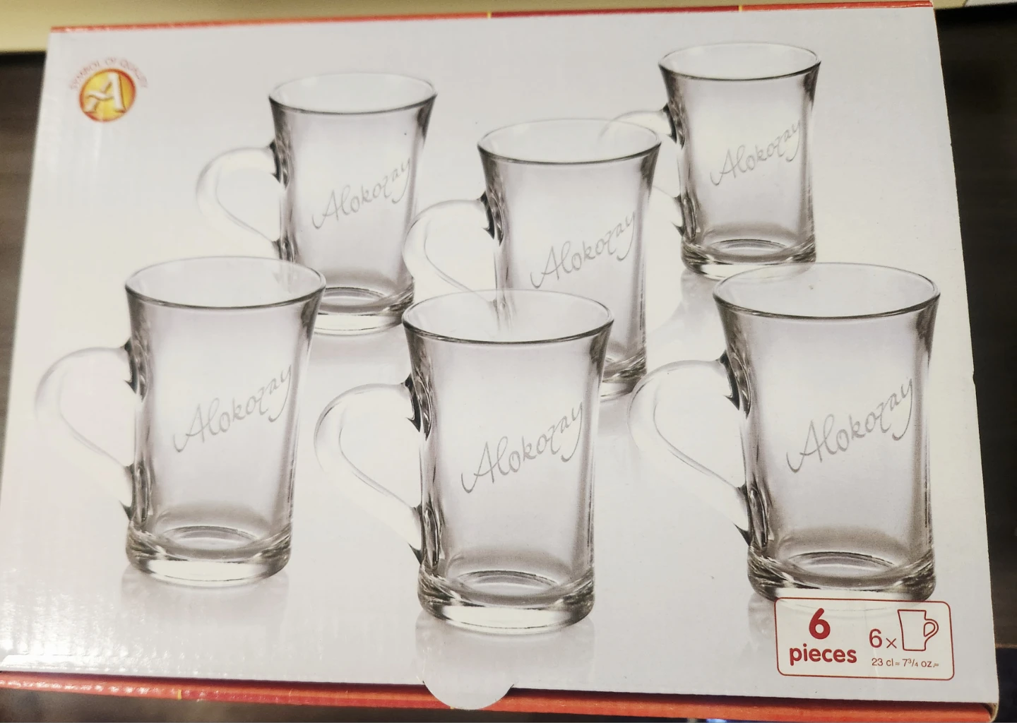 Alokozay Tea Mugs - 6 Pieces