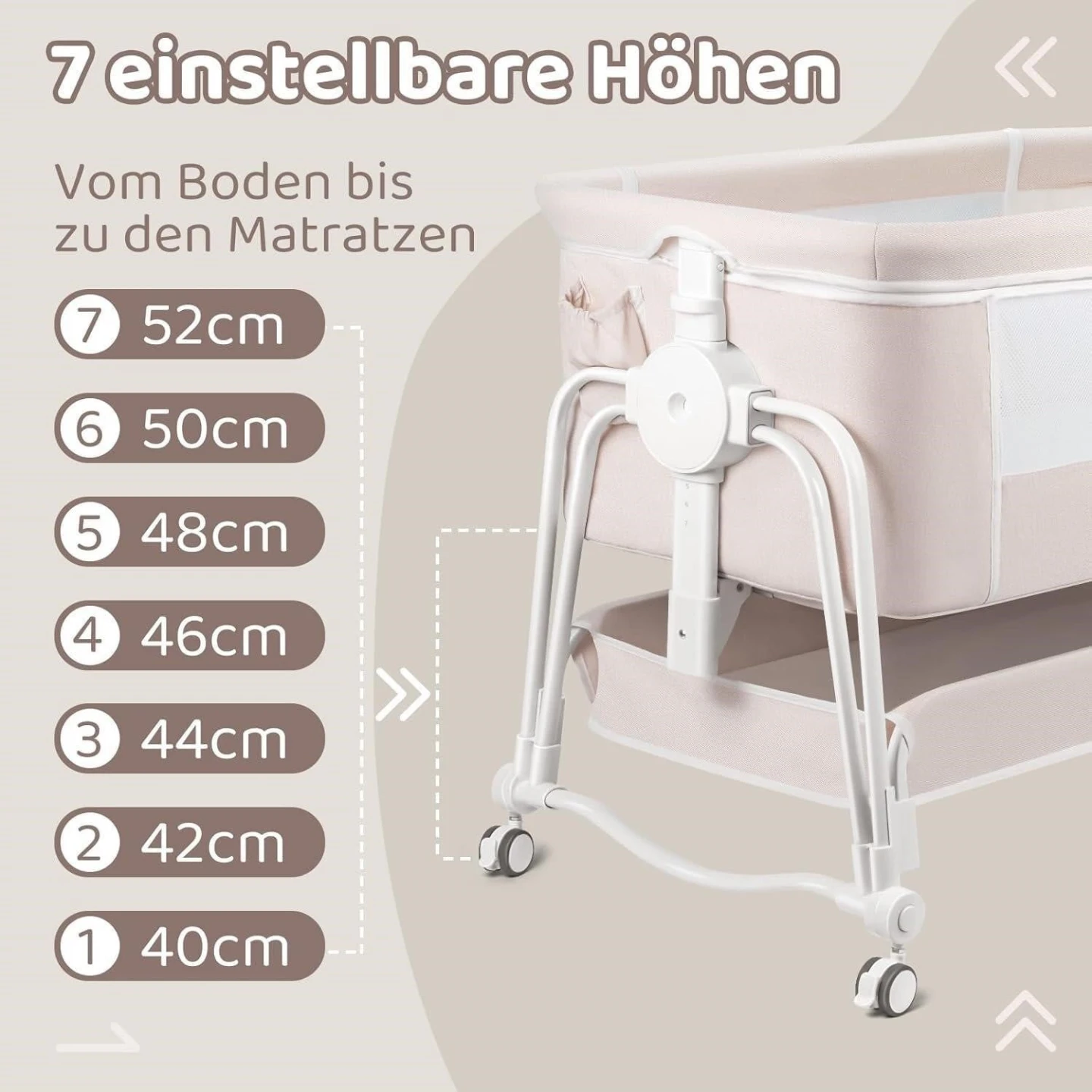 Brand New>>Baby Bassinet Bedside Sleeper - photo 3