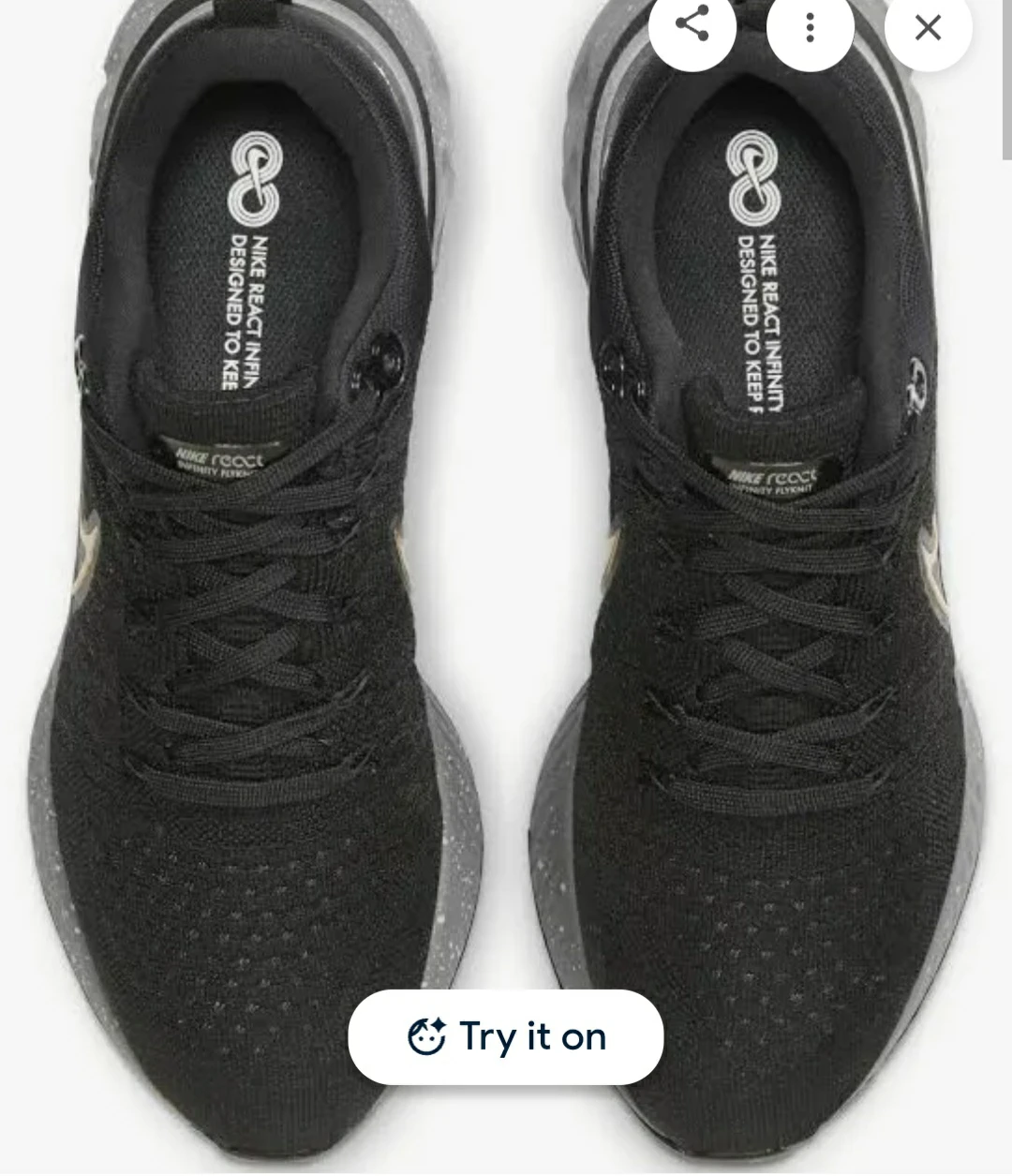 Brand new Nike Mens React Infinity Run Flyknit - photo 2