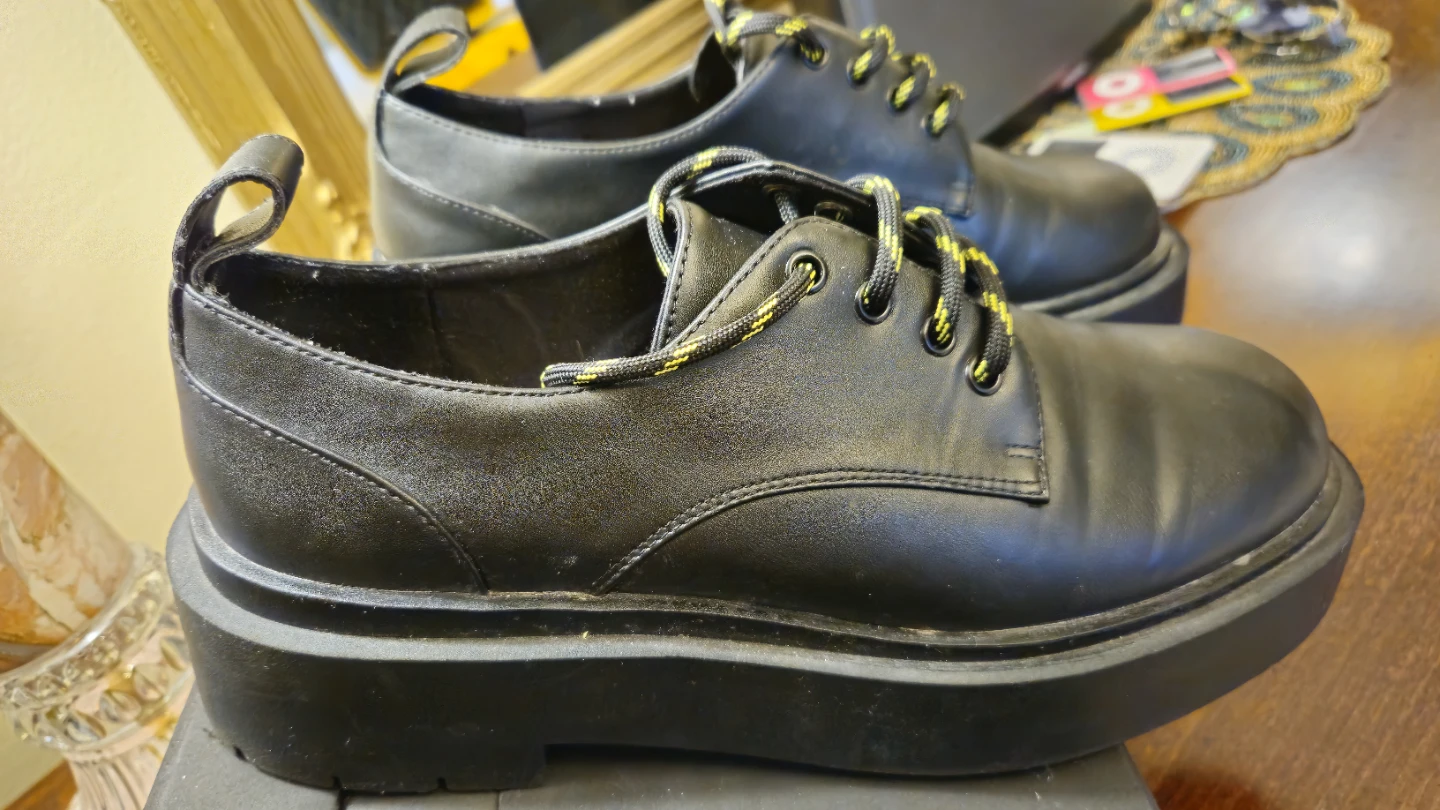 H&M Black Chunky Platform Shoes Size 40 - photo 2
