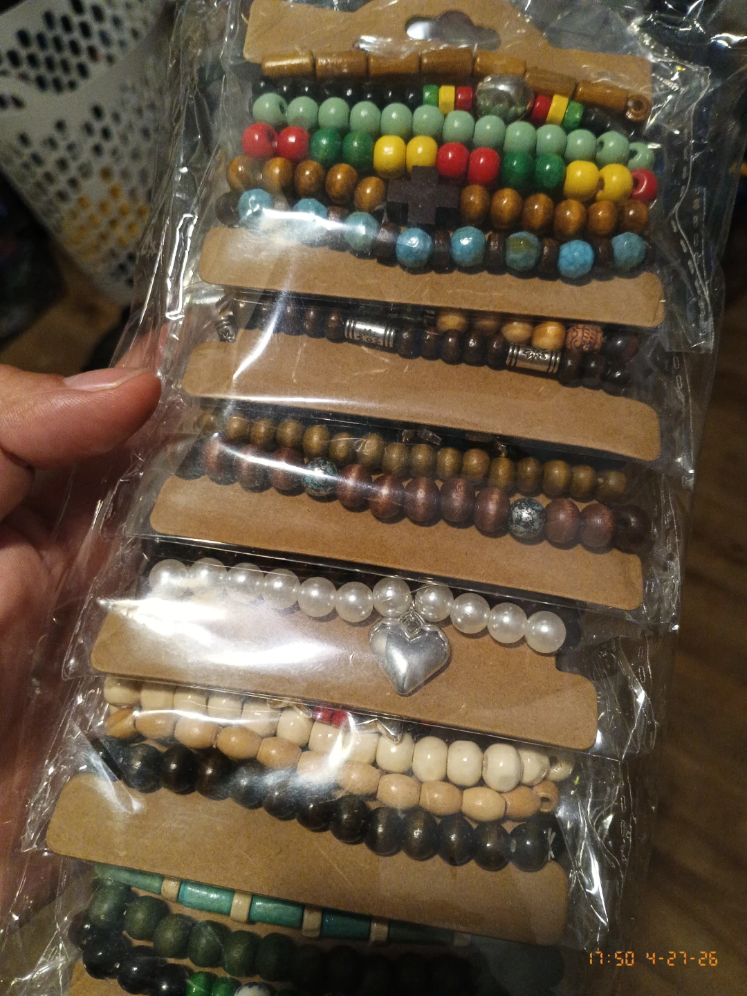 12 Sets of Beaded Bracelets