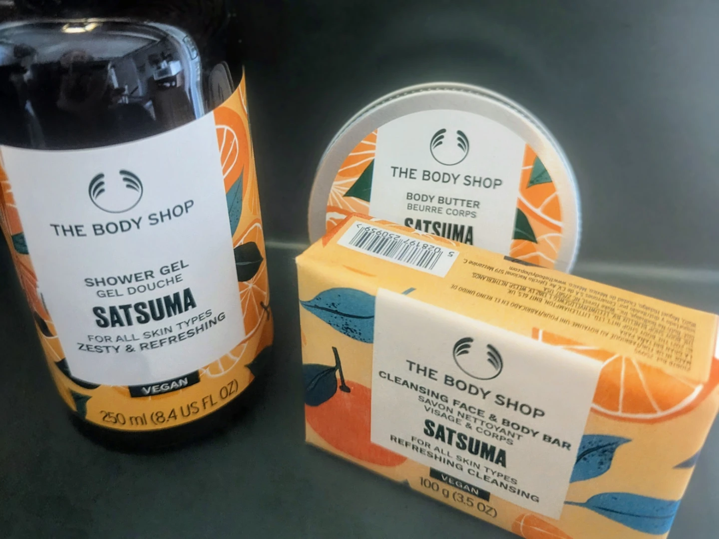 (3) Trio: The Body Shop Satsuma  Products - $10