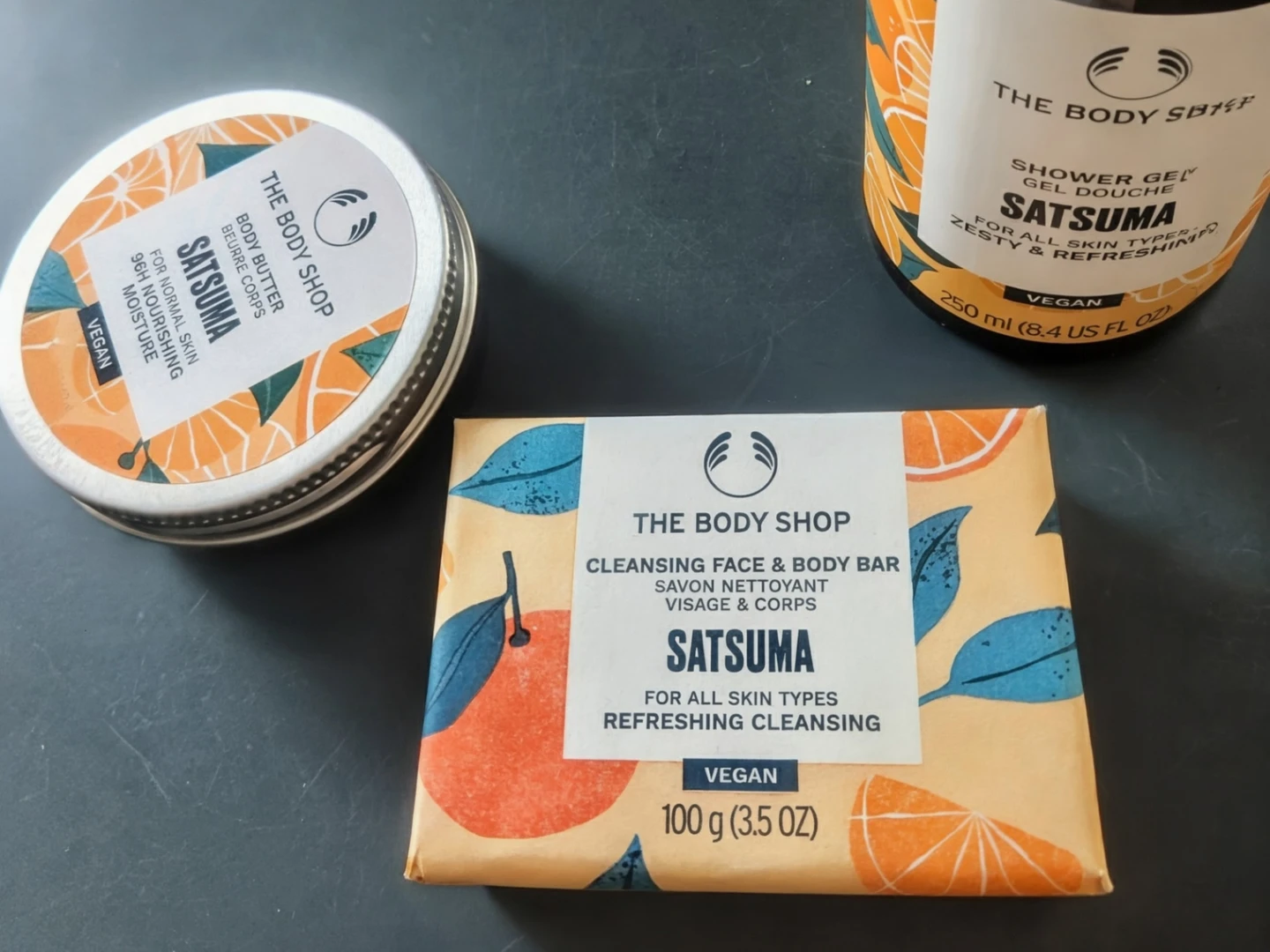 (3) Trio: The Body Shop Satsuma  Products - $10 - photo 2