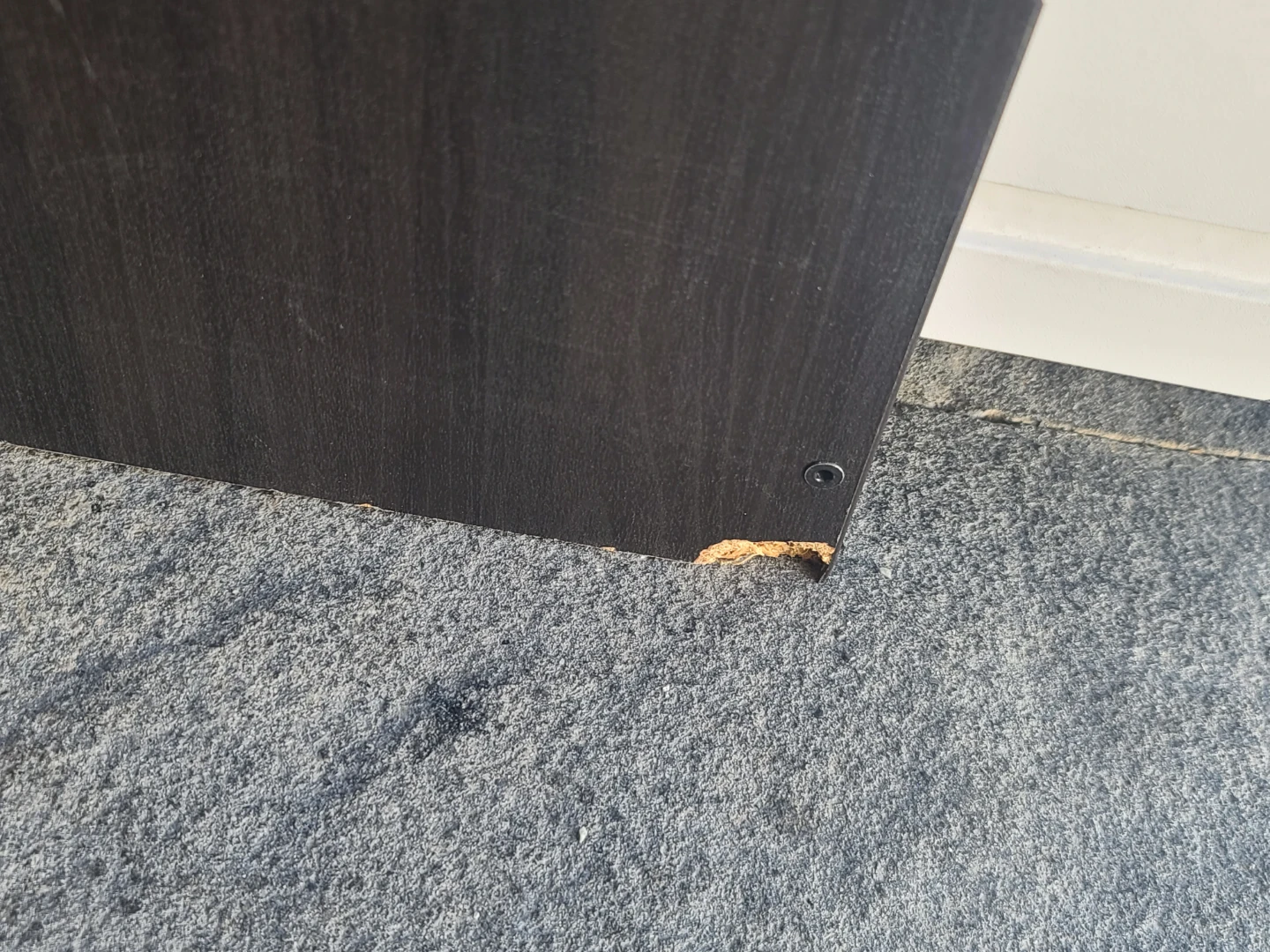 Dark Brown 3-Drawer Dresser - photo 5