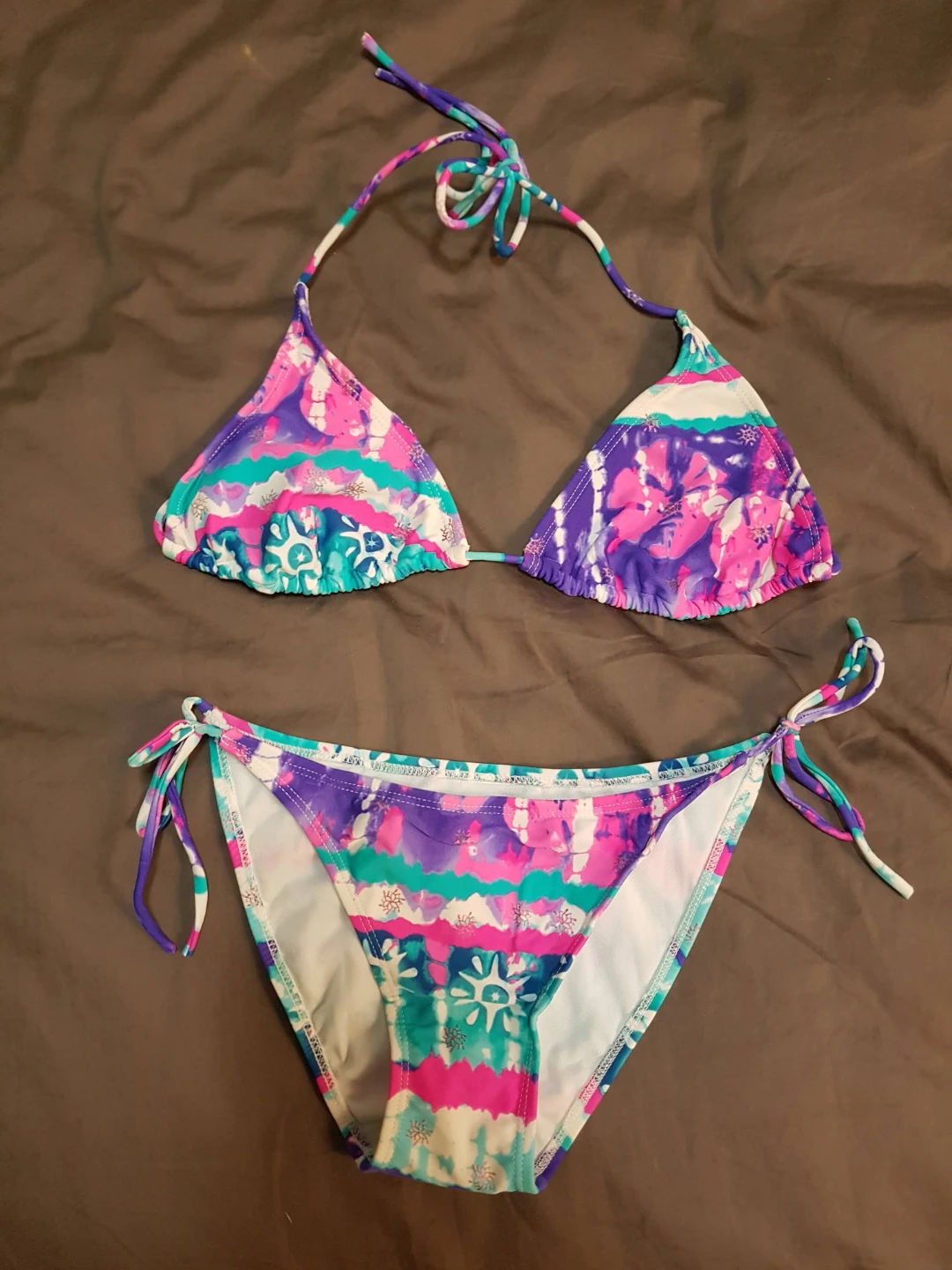 Tie-dye Bikini Swimsuit - Size Small
