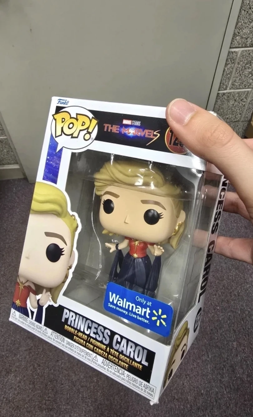 Funko Pop! Marvel The Marvels Princess Carol Bobble-Head