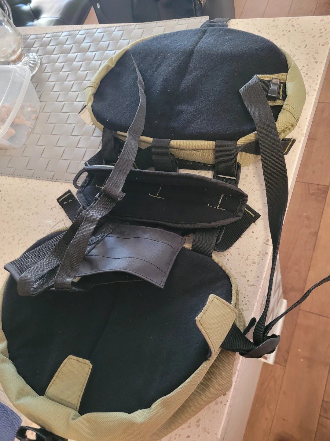 Homies Dogwear Olive Green Saddlebag Backpack - photo 3