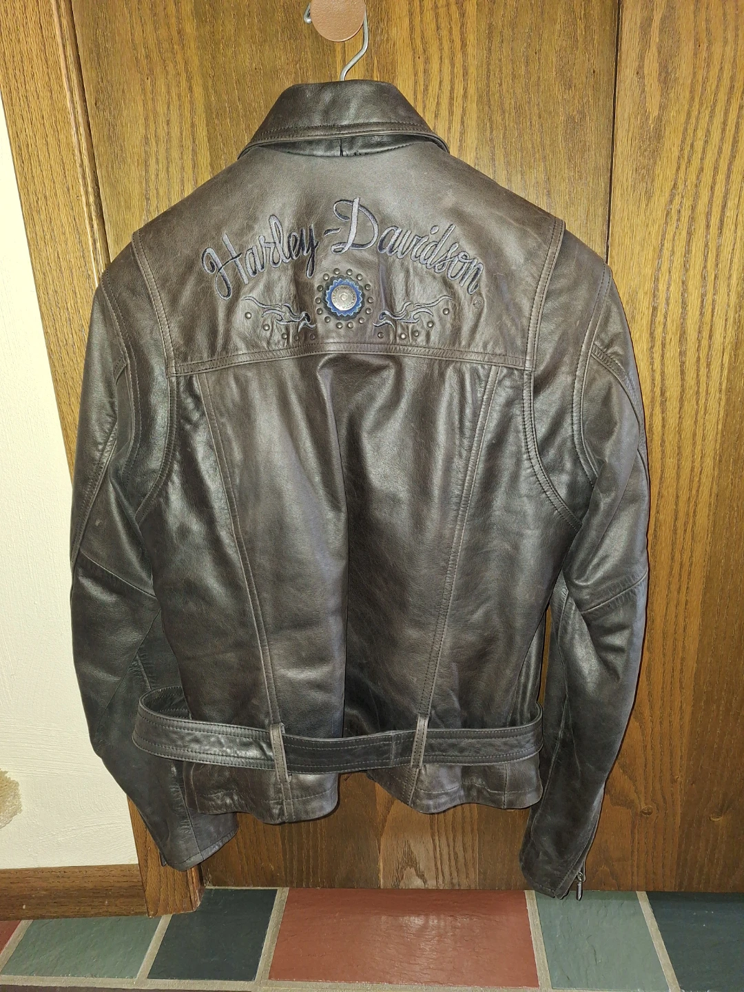 Ladies Genuine Harley Davidson Jacket Size Medium Fits 40 Bust - photo 2
