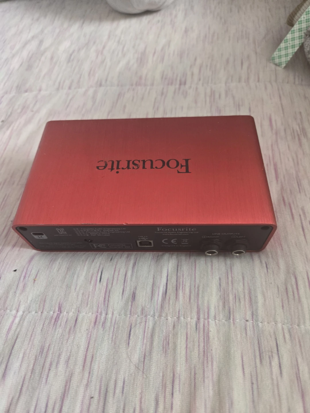 Focusrite Scarlett 2i2 USB Audio Interface