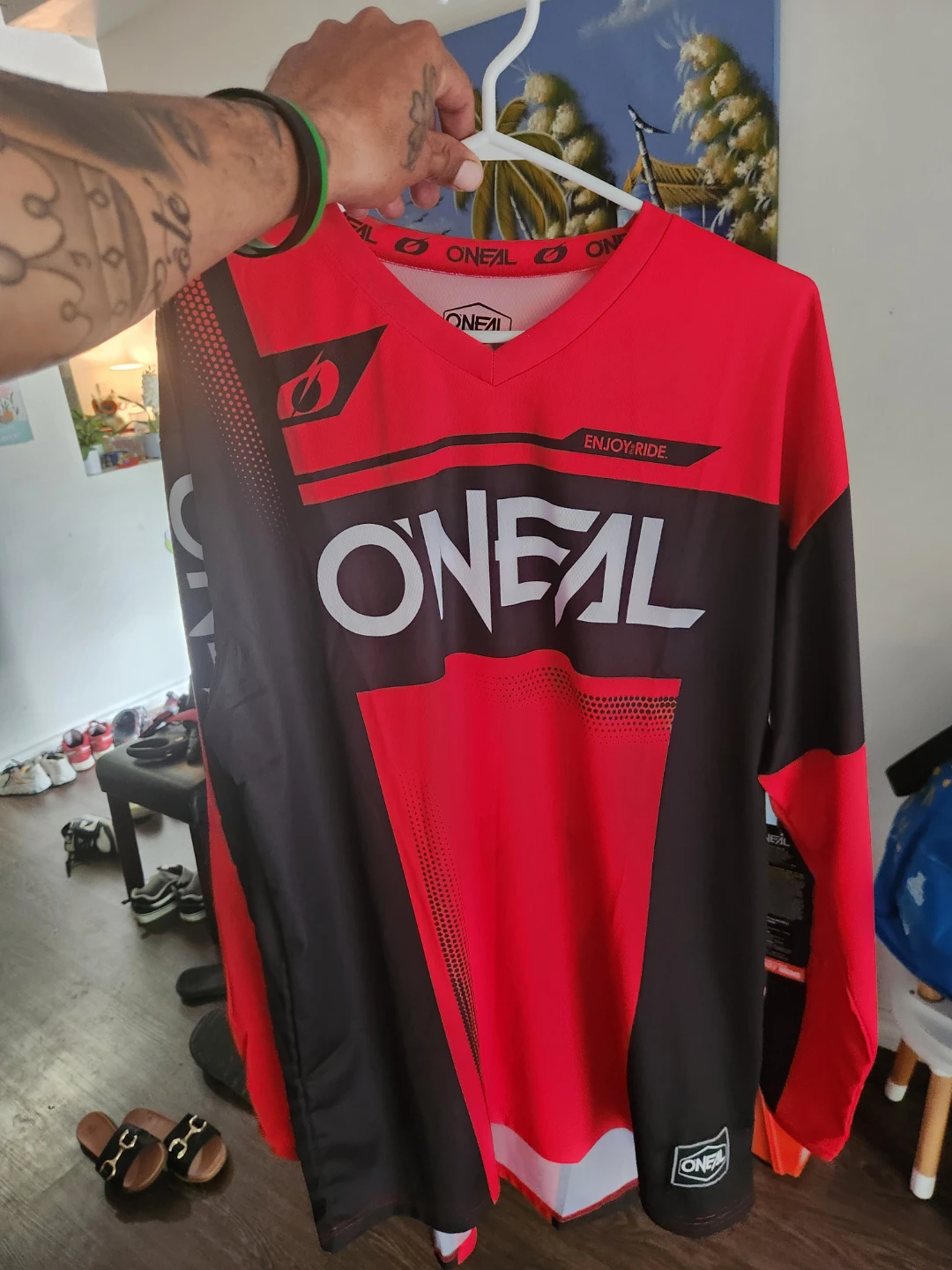 O'Neal Red and Black MotoCross Jersey