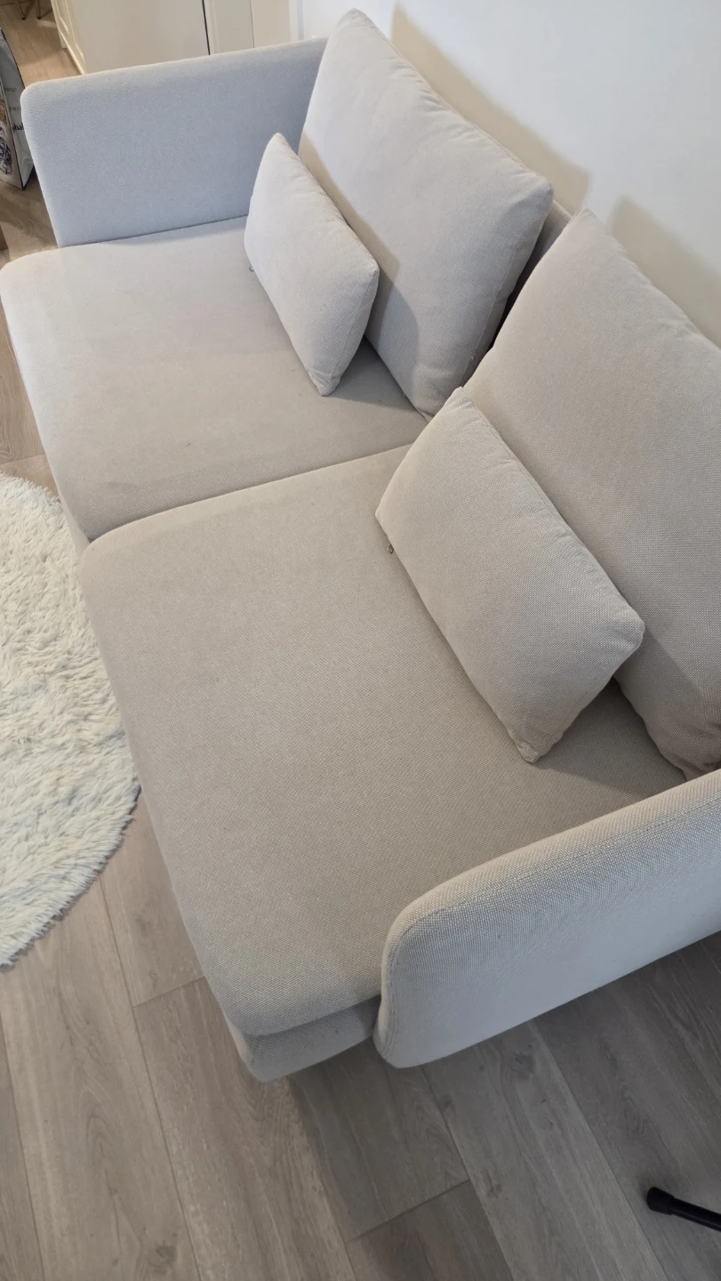 IKEA SÖDERHAMN Sofa – Modern Beige, Good Condition - photo 3