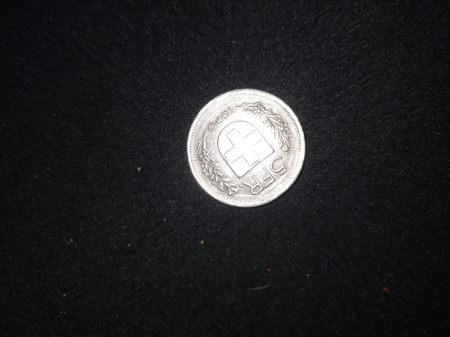 1970 Swiss 5 Franc Coin - photo 2