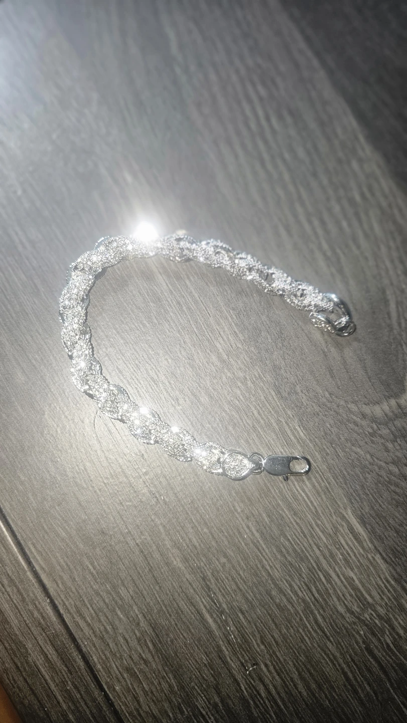 Silver Rope Chain Bracelet - photo 2