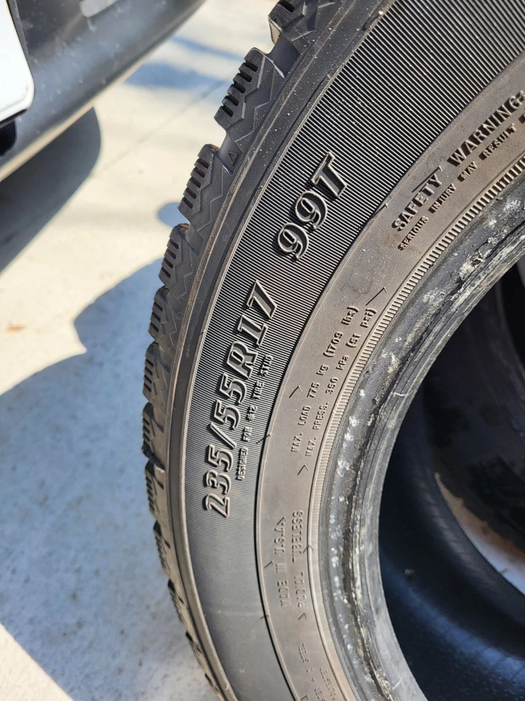Set of 2 NEW Winter Tires 235/55R17 - photo 2