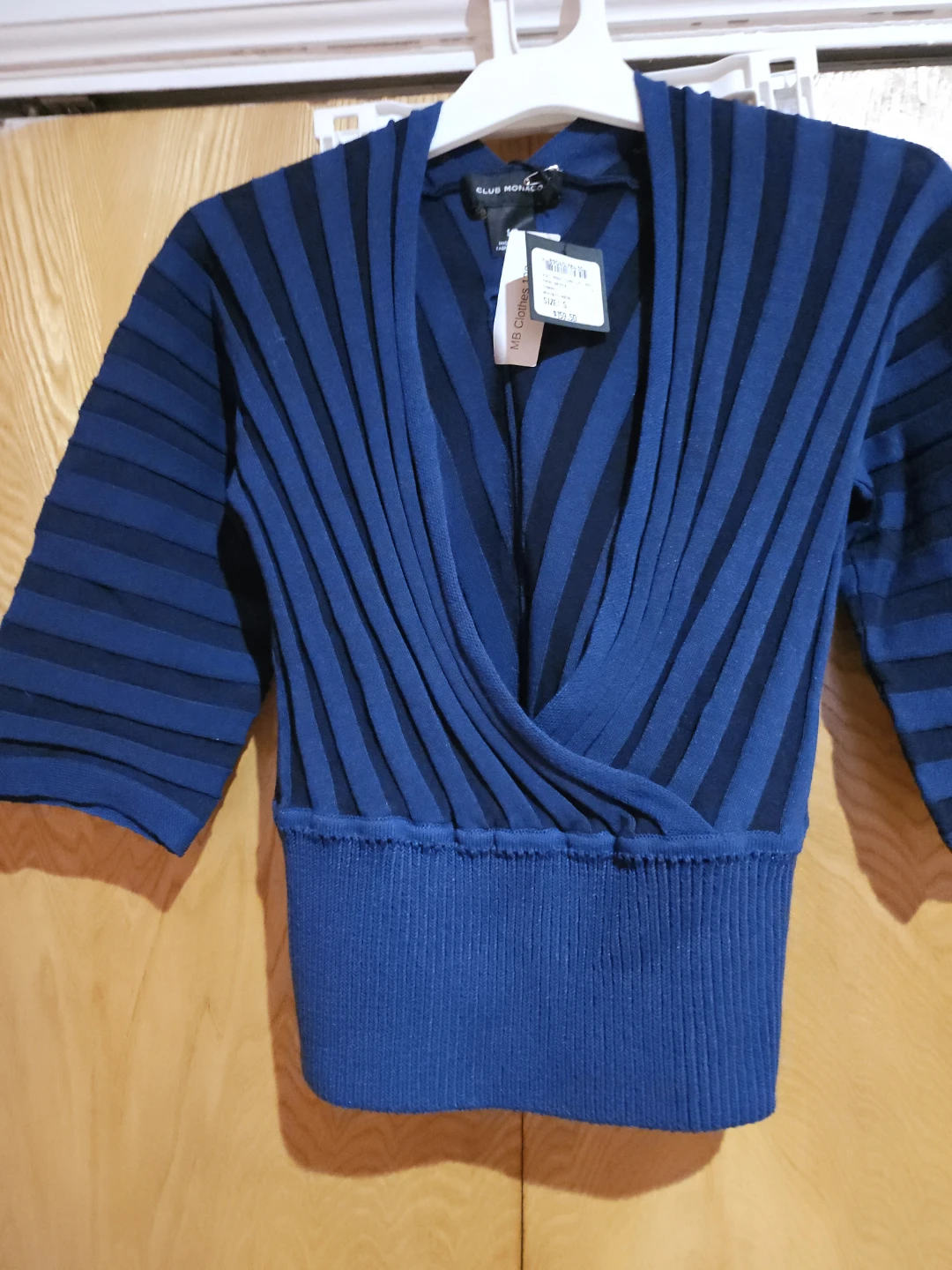 Club Monaco Navy/Bleu Marine "YAKINI" Sweater - Size S