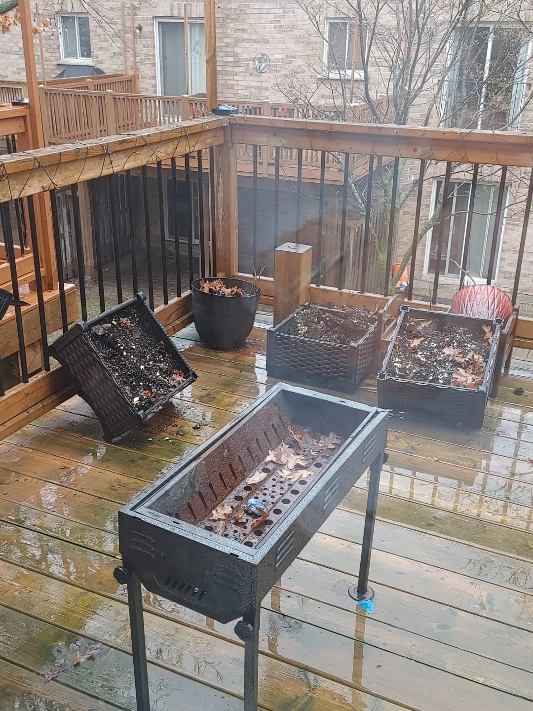 Black Metal BBQ Grill
