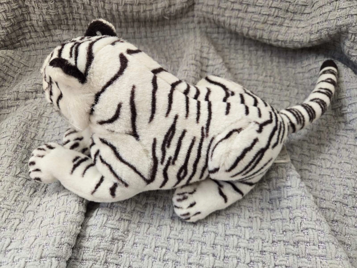 White Tiger Plush Stuffed Animal - photo 2