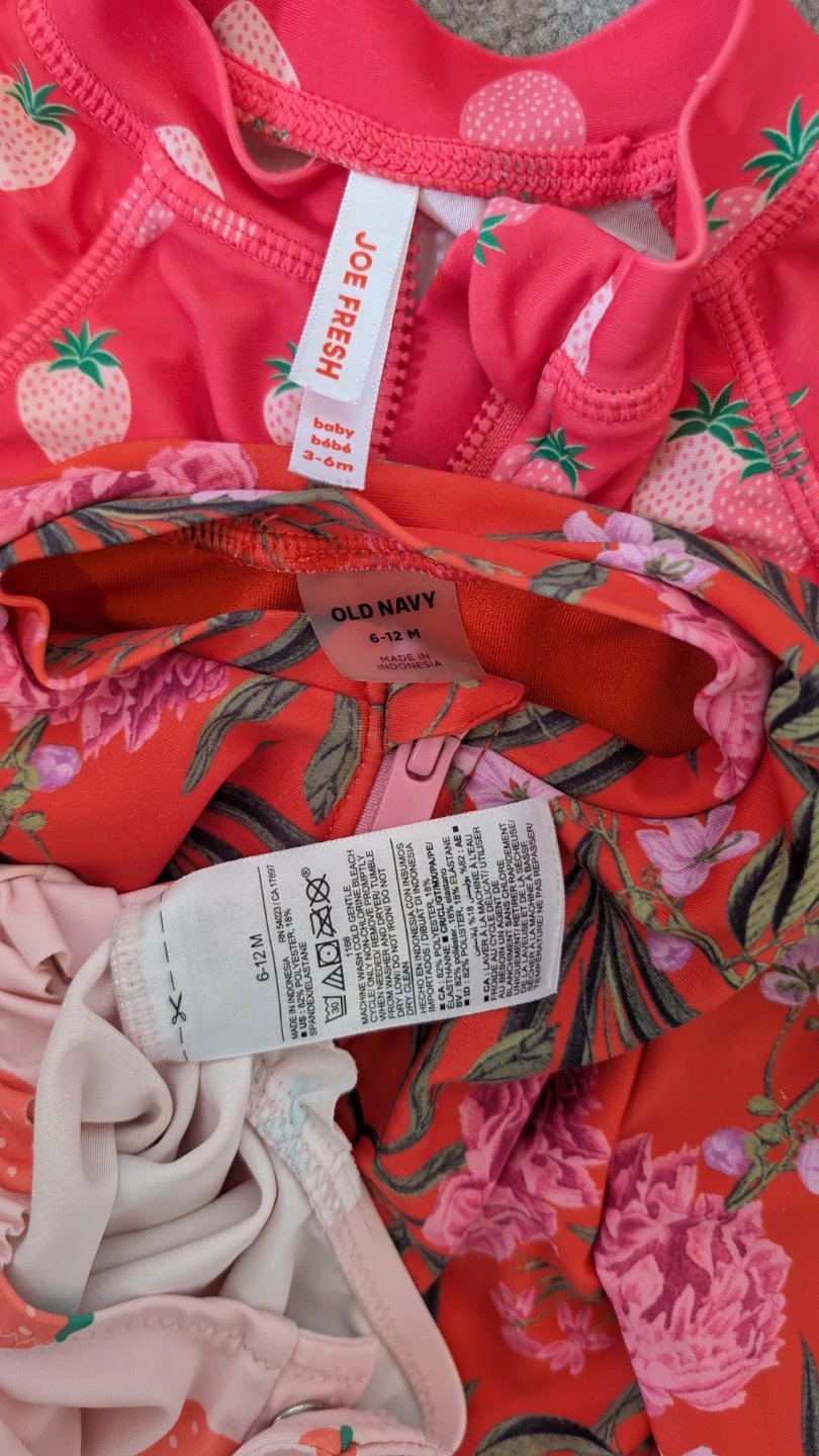 Baby Girls Rash Guard Swimsuits - photo 2