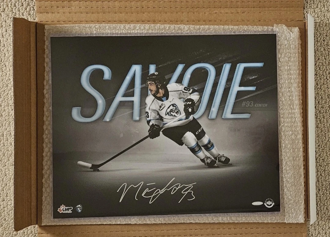 Matt Savoie Autographed “Laser Focus” 16x20 UPPERDECK