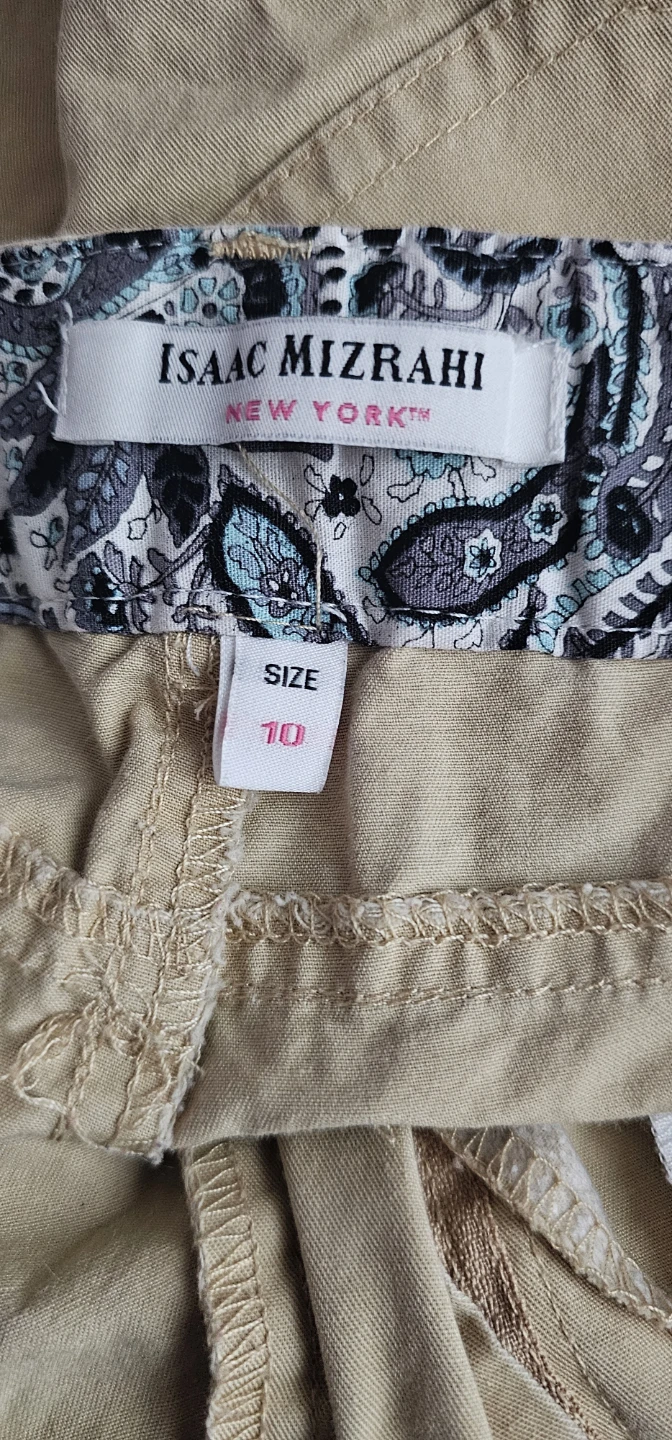 Isaac Mizrahi Girls' Size 10 Khaki Pants