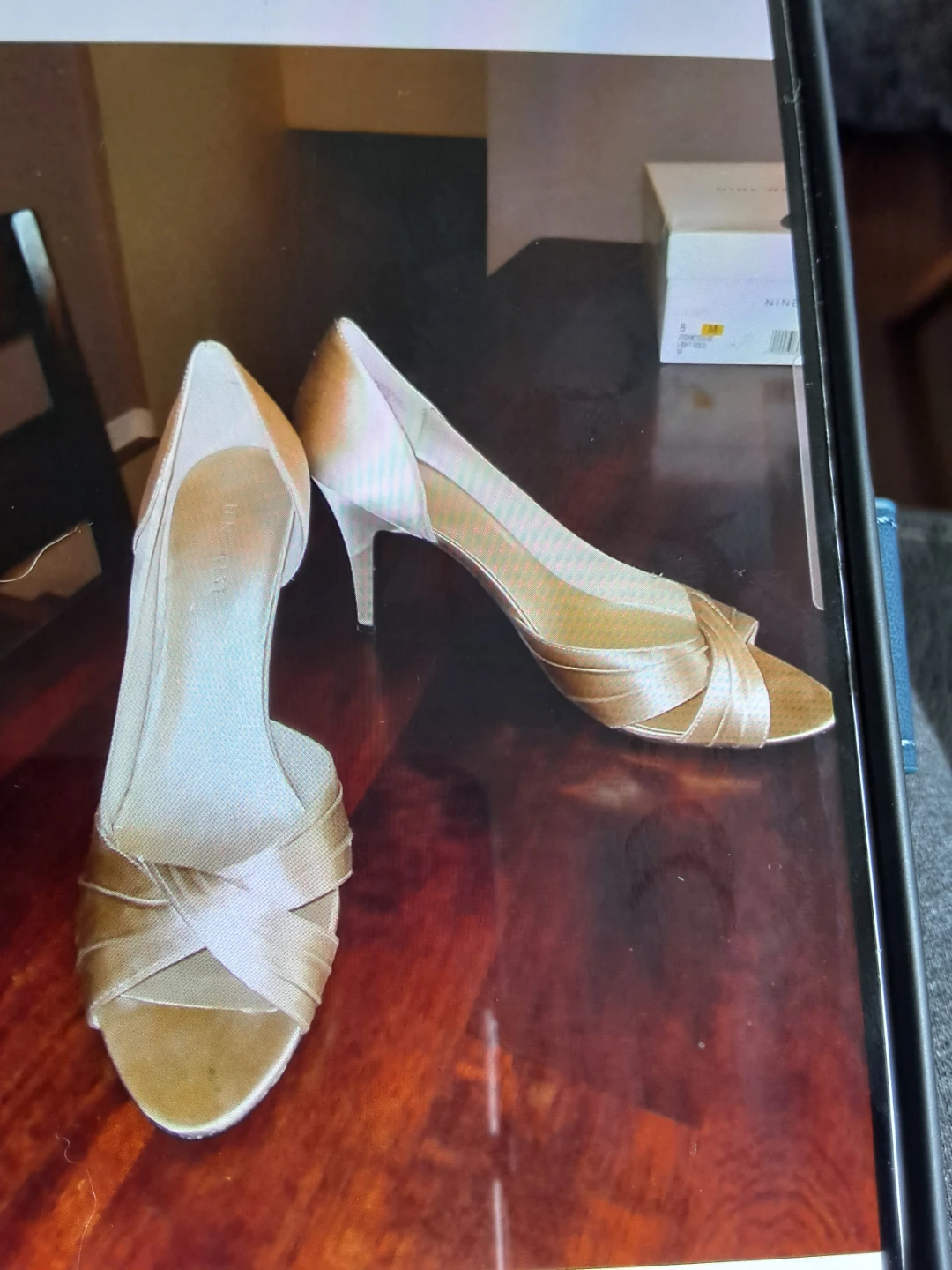 Nine West Women's "Pthtchic" Heels - Light Gold - Size 8M - photo 2