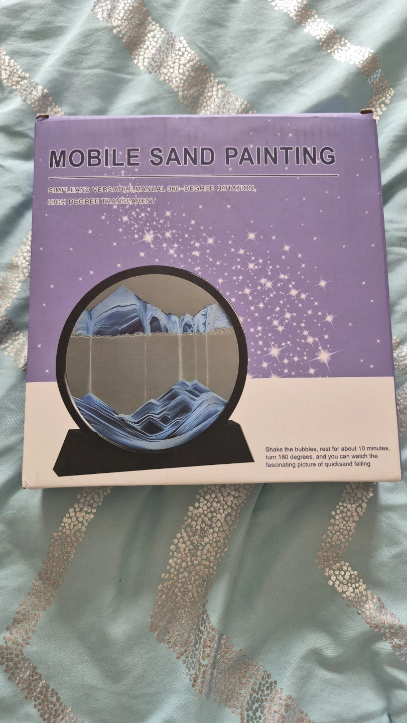 Mobile Sand Painting with 360 Degree Rotation