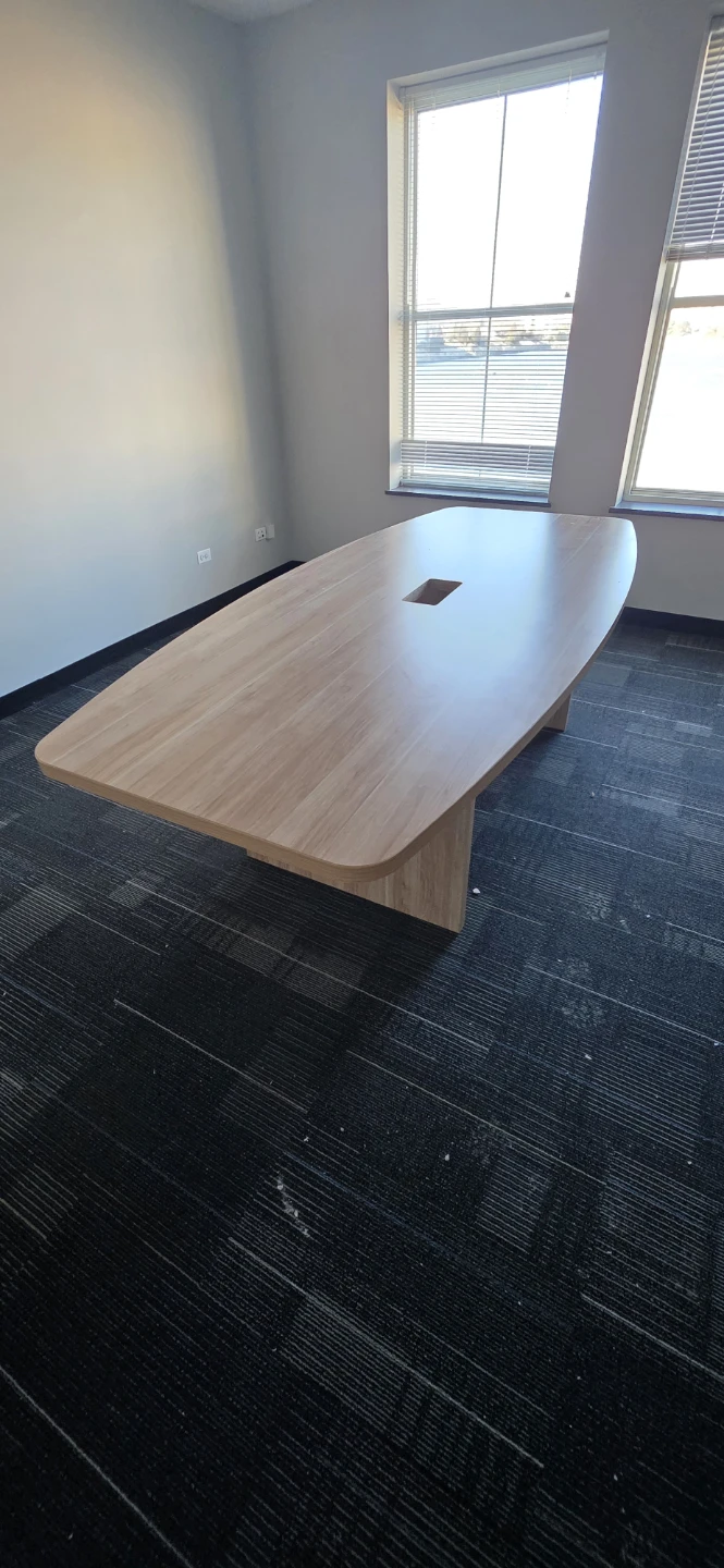 Conference Table - Oval Wood Grain