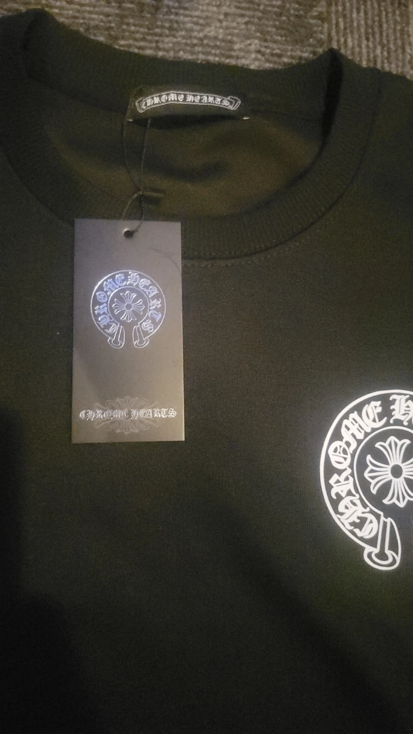Chrome Hearts Black Crewneck Sweatshirt - photo 2