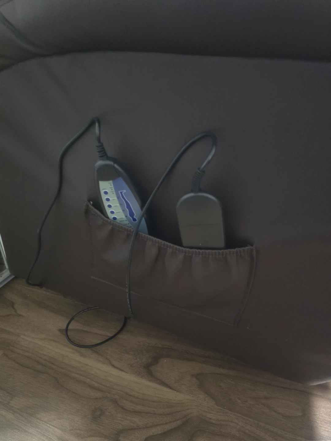 Brown Recliner Chair with Cup Holders - photo 2
