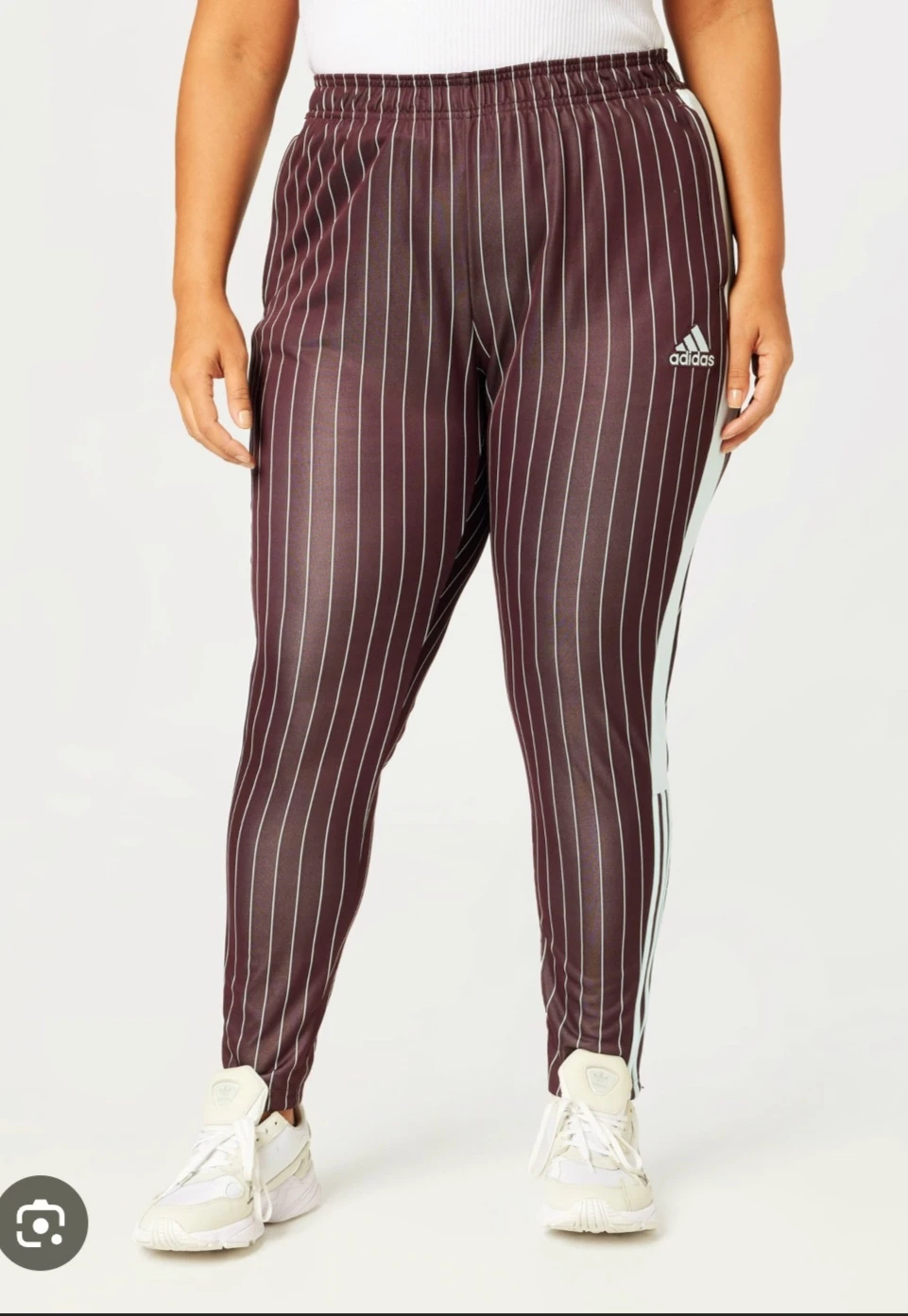 ADIDAS Track Maroon Jacket & Pants Set - Plus Size 2Xl - photo 3