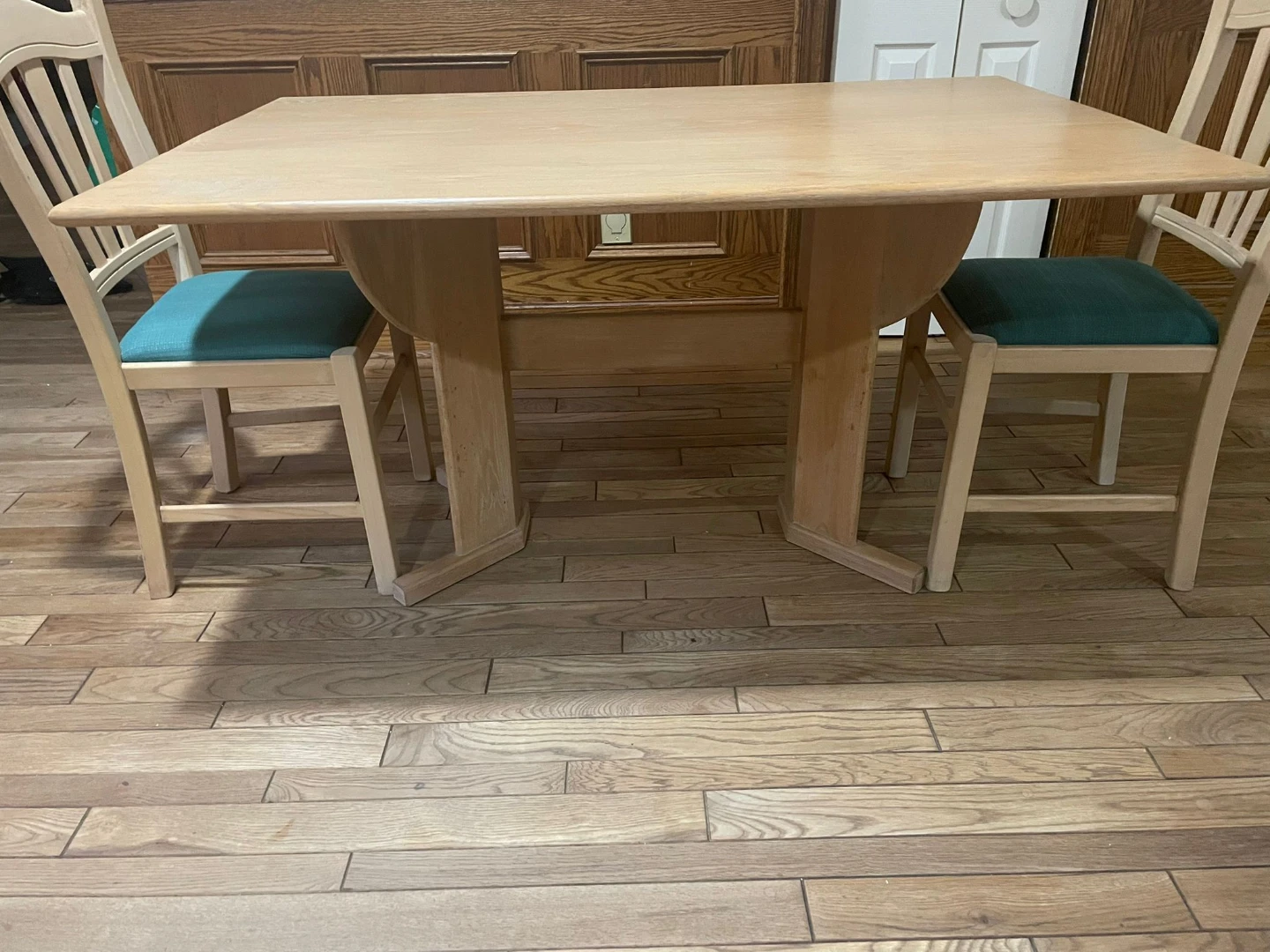 Wooden Dining Table Set with 2 Chairs - photo 2