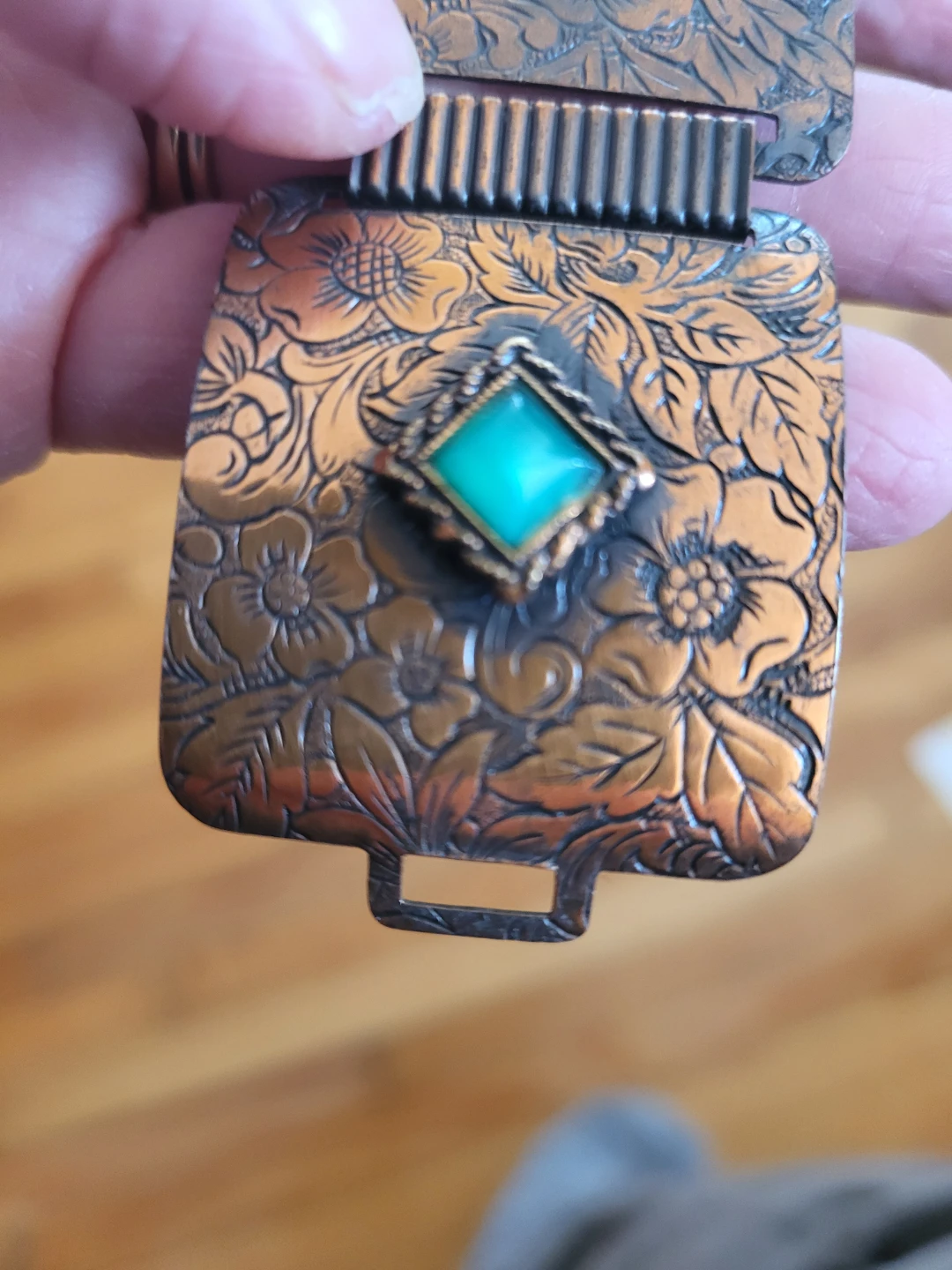 Vintage Copper & Turquoise Belt - photo 3