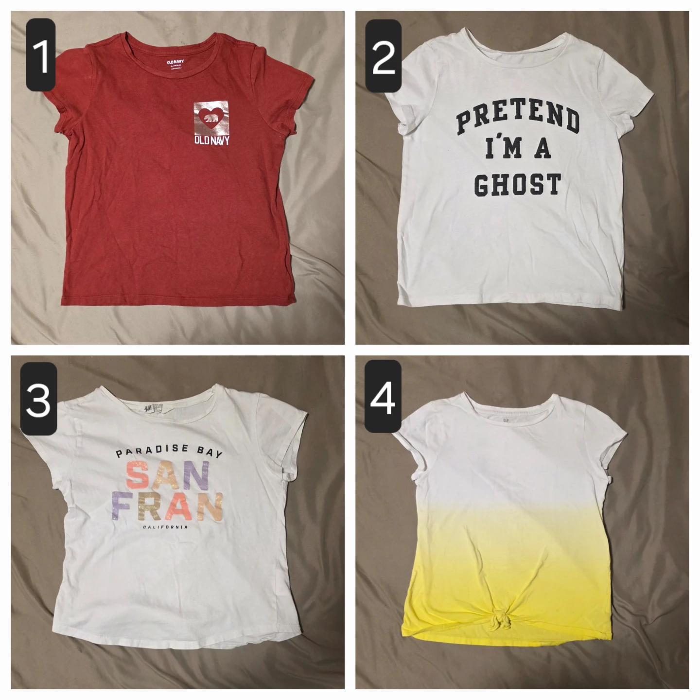 $5 T-shirts for sale!